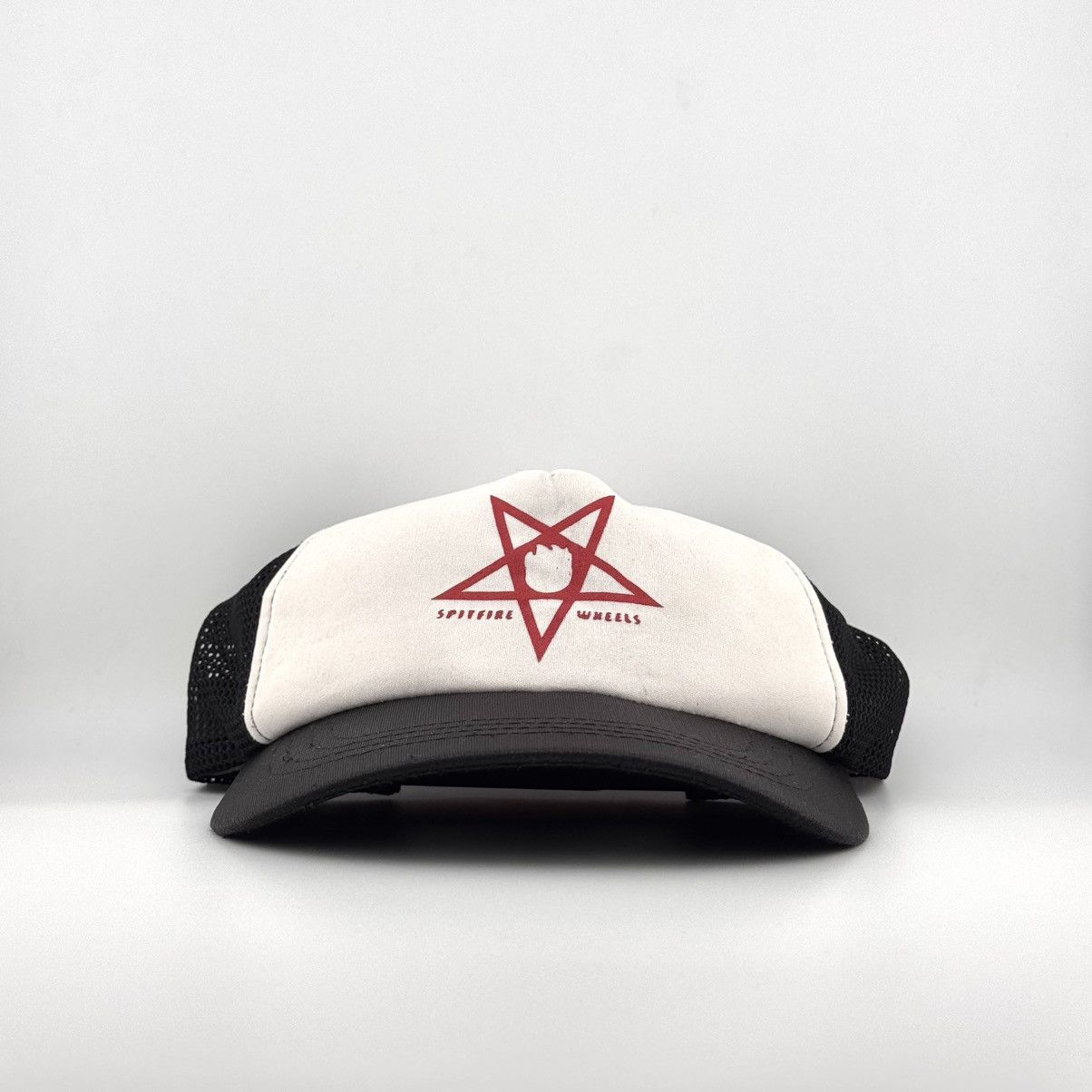 Spitfire Vtg Spitfire Wheels Pentagram Logo Trucker Hat Skateboard Size ONE SIZE - 1 Thumbnail