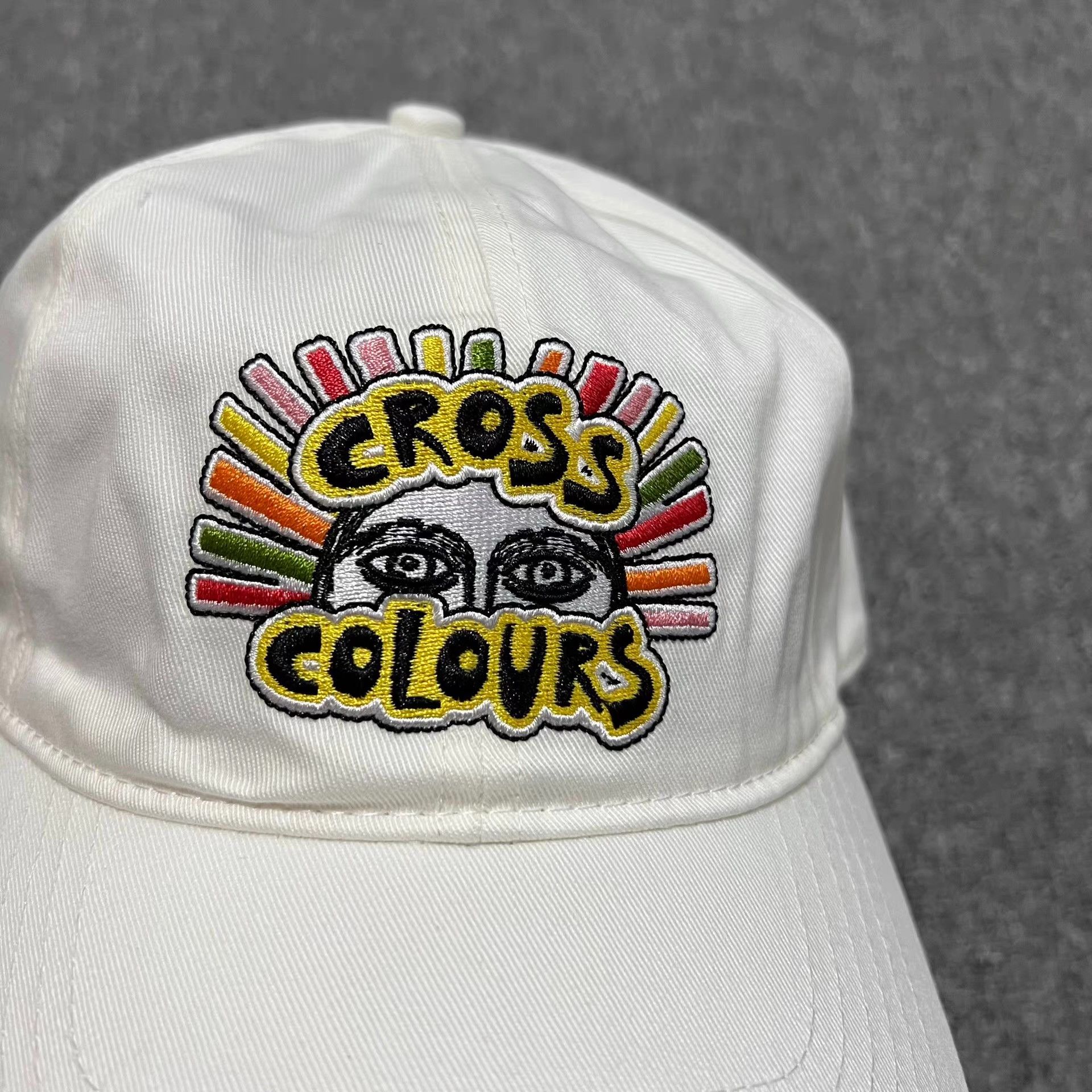 Cross Colours Cross Colours Embroidered Curved Brim Baseball Cap Q7 Size ONE SIZE - 2 Thumbnail