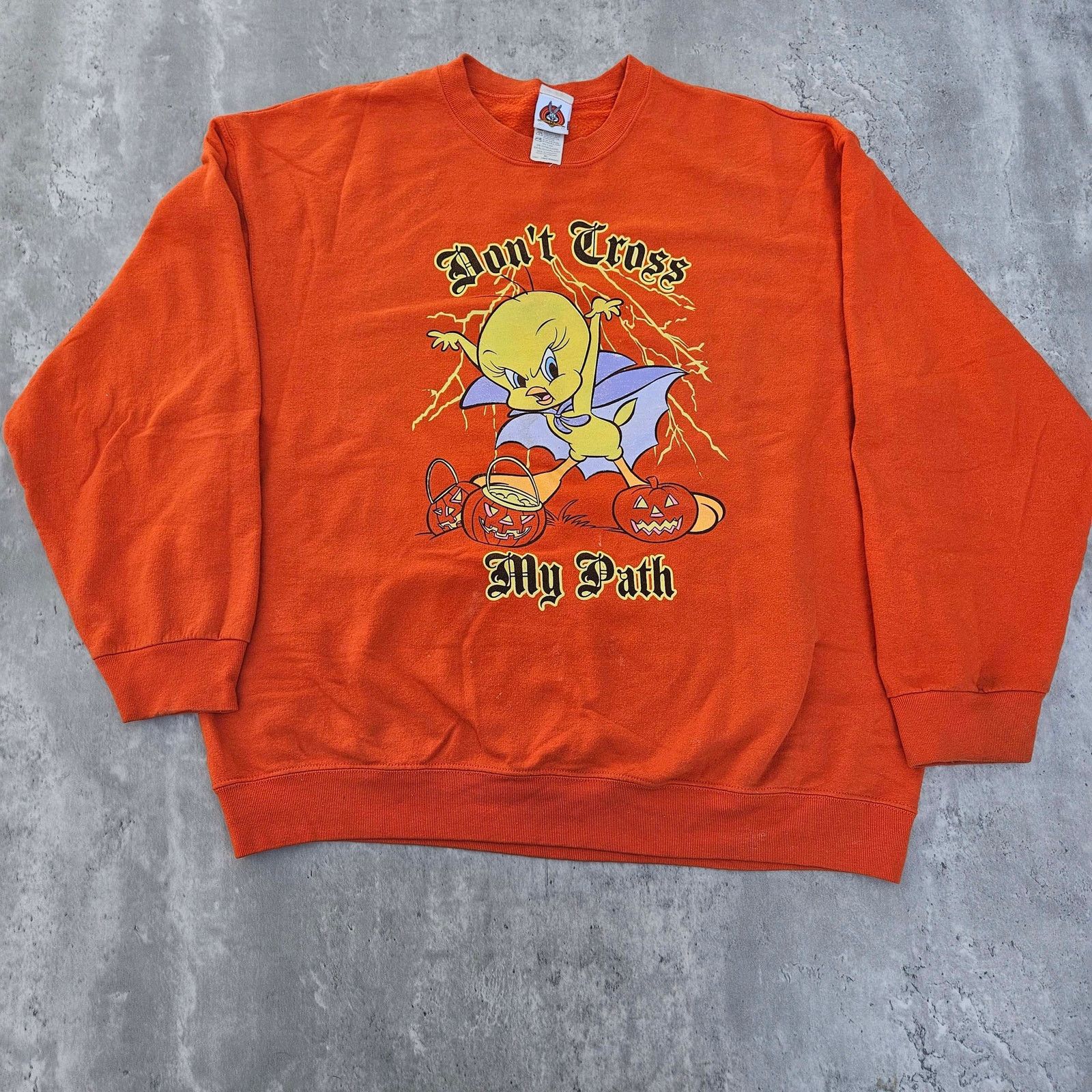 Other Vintage Y2K Tweety Bird Halloween Sweatshirt Size Women's XL Size XL / US 12-14 / IT 48-50 - 1 Thumbnail