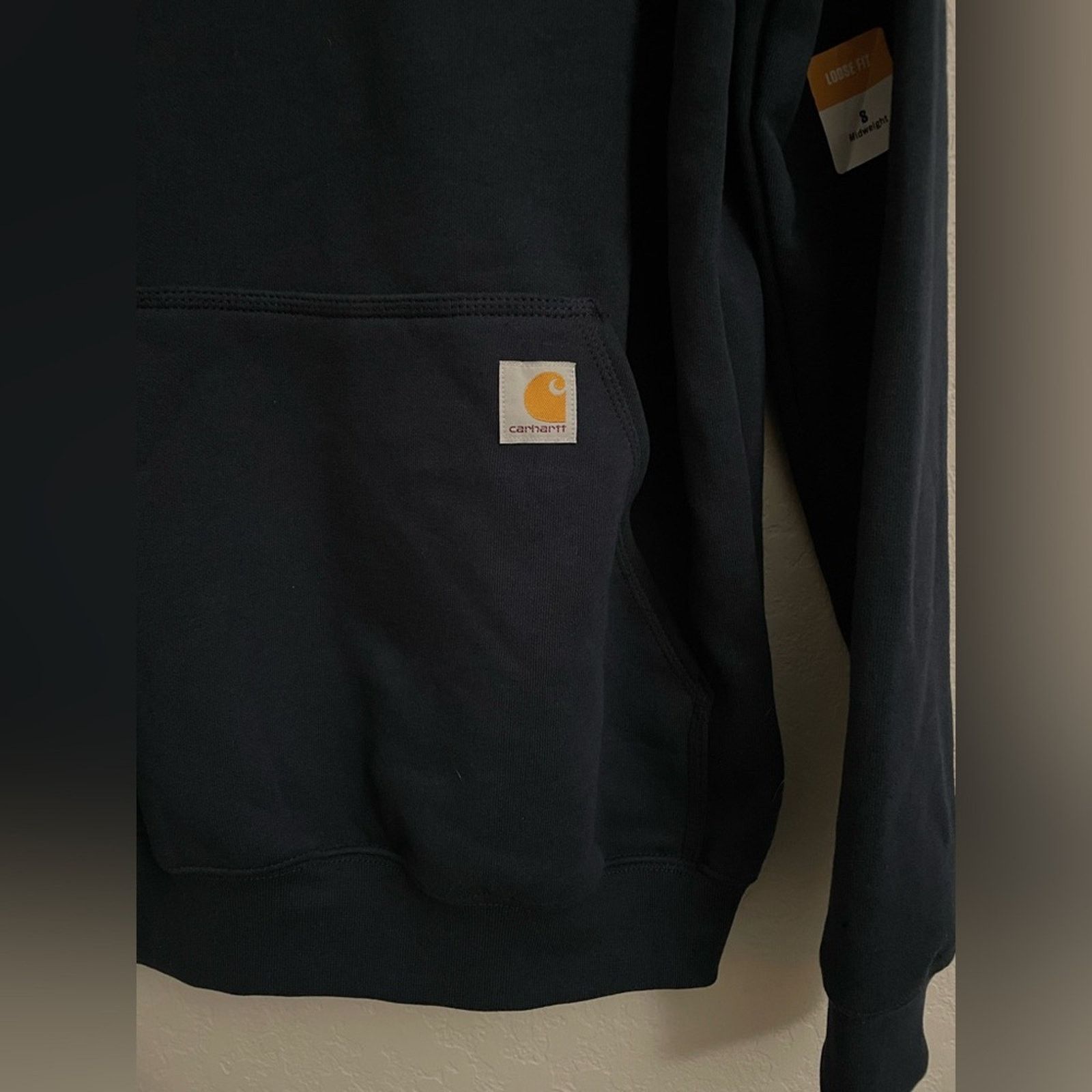 Carhartt Carhartt Midweight Sweatshirt Hoodie Navy Mens Small Size US S / EU 44-46 / 1 - 3 Thumbnail
