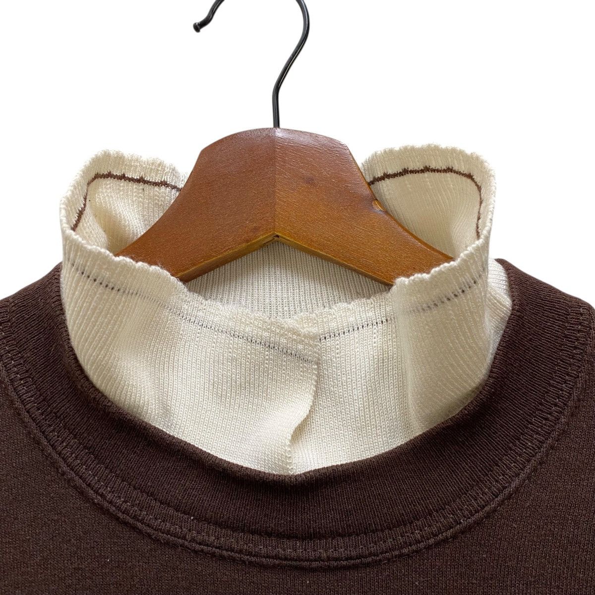 Vintage Vintage 90s Top Stitch Sweatshirt Double Collar Morning Sun Size US L / EU 52-54 / 3 - 6 Thumbnail