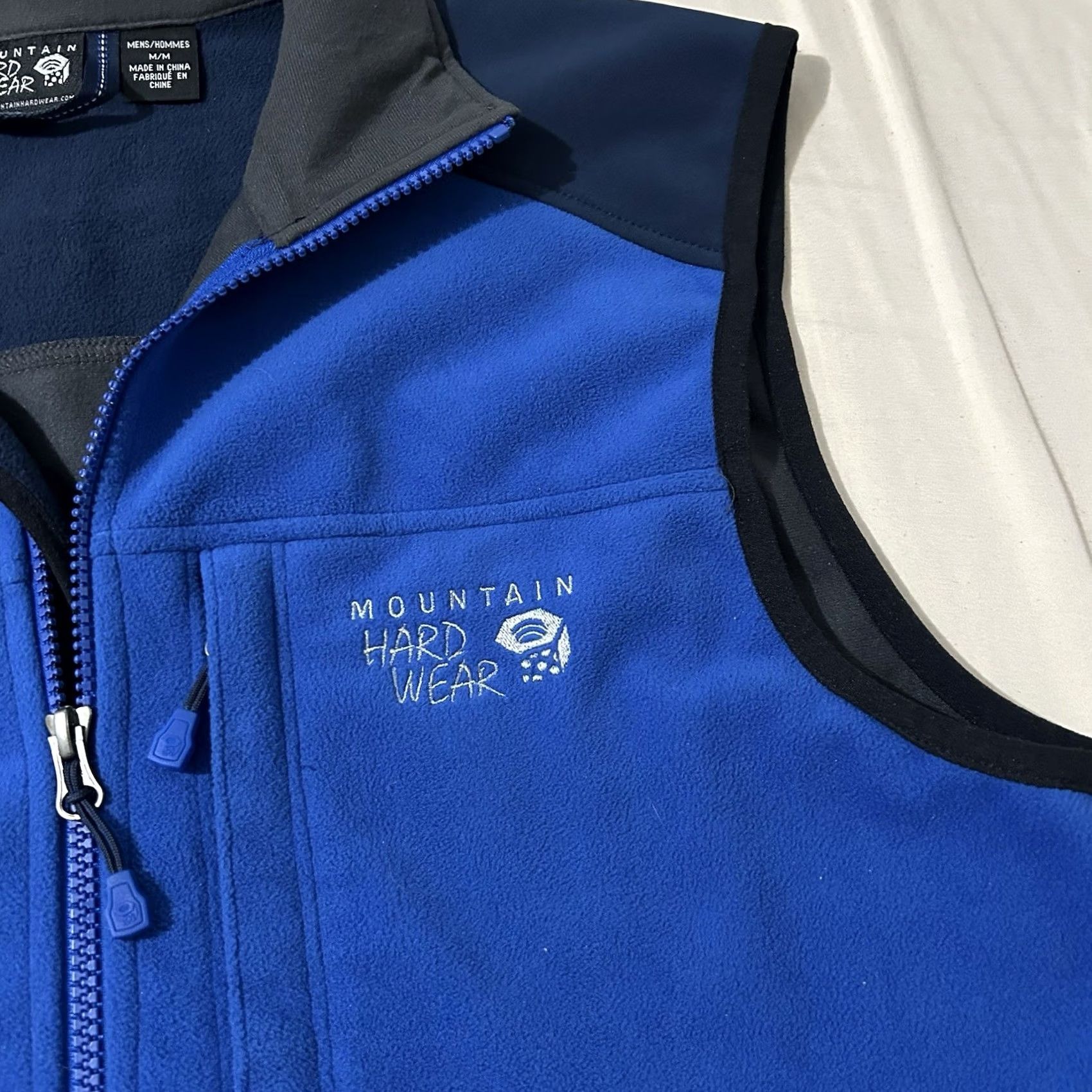 Mountain Hardwear Mountain Hardwear Vest Fleece Full Zip Gorpcore Blue M Men Medium Size Size US M / EU 48-50 / 2 - 3 Thumbnail