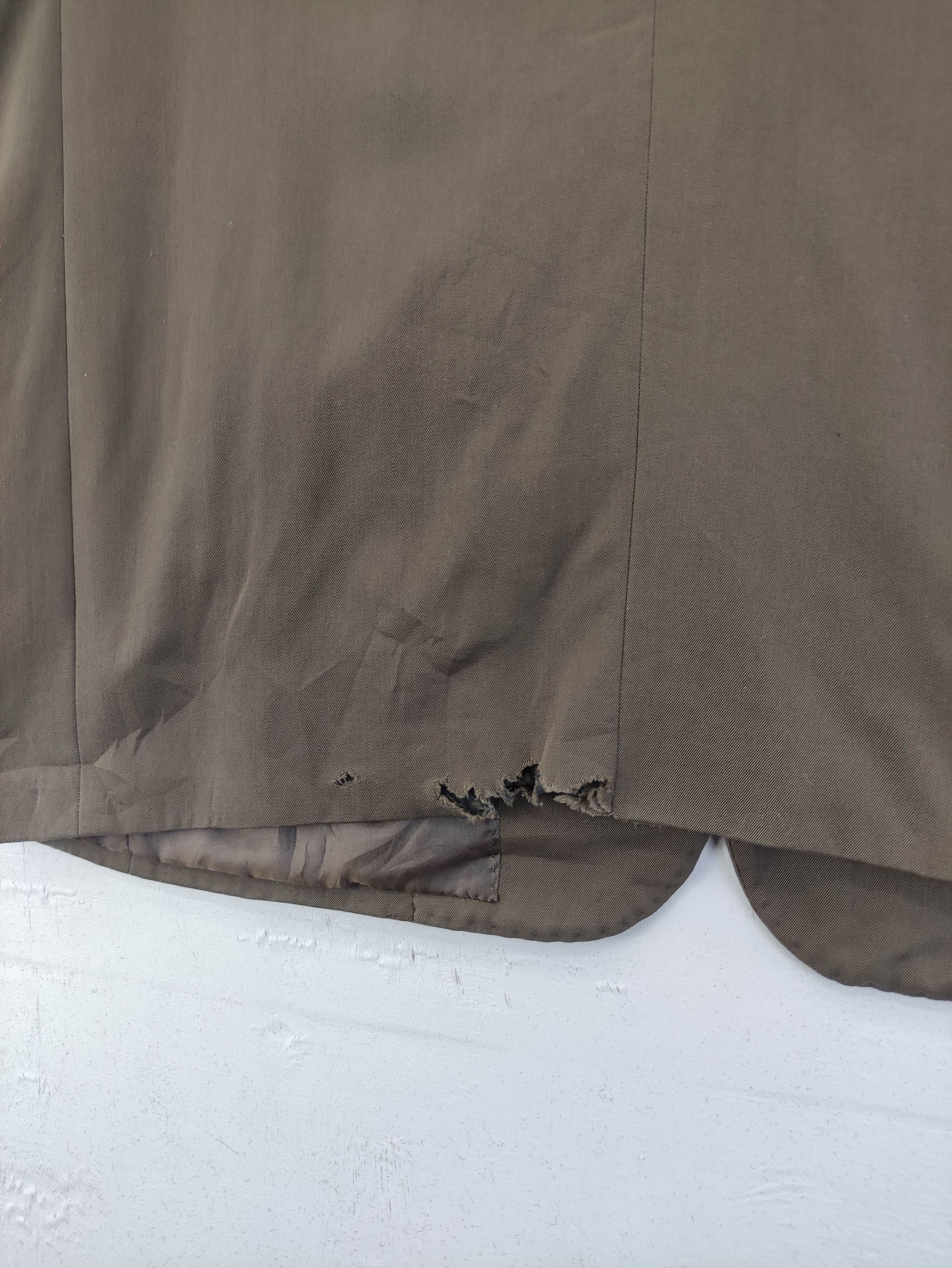Issey Miyake Vintage Issey Miyake Blazer Coat Jacket Distressed Size US L / EU 52-54 / 3 - 9 Thumbnail