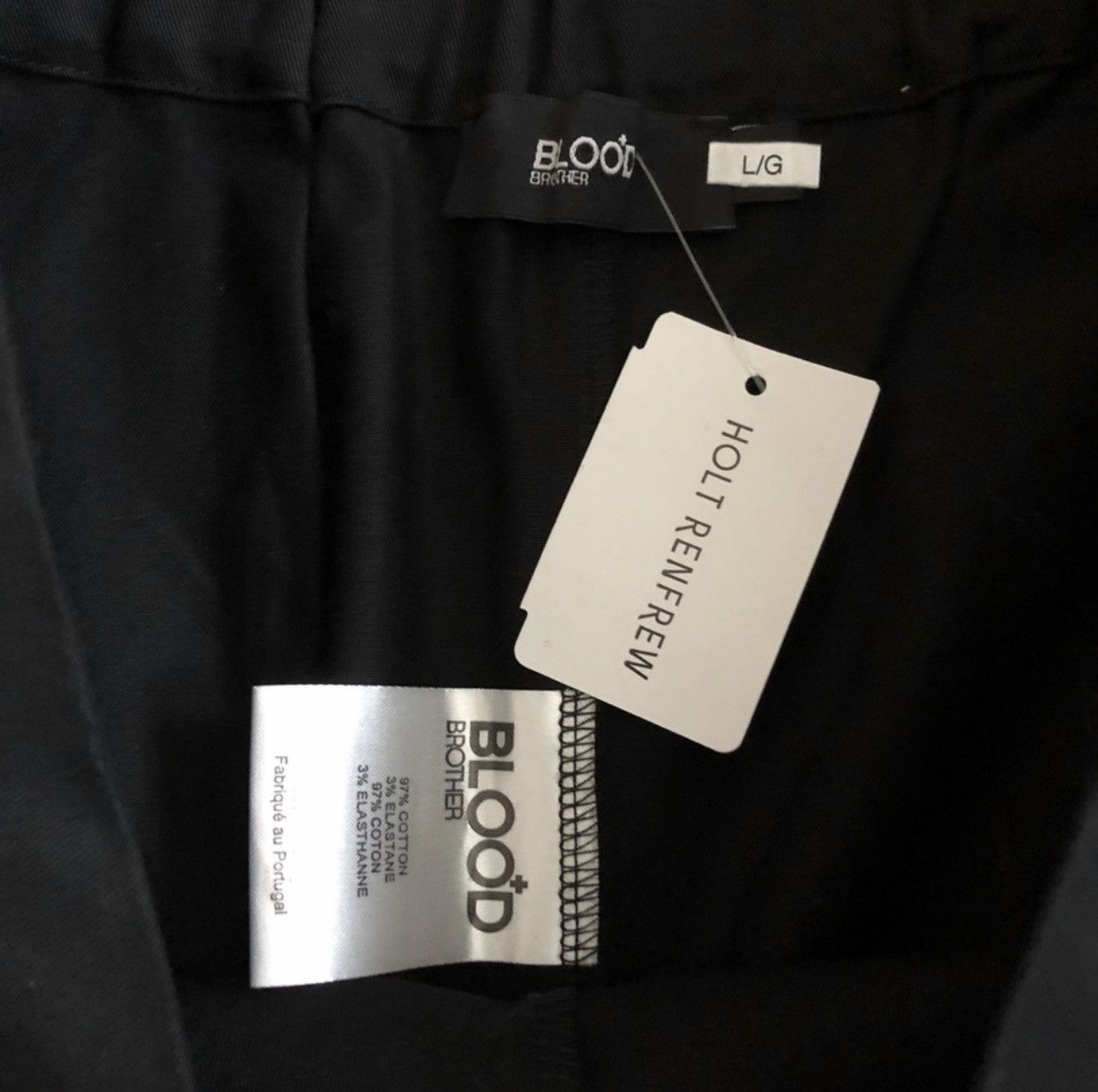 Blood Brother Blood Brother Stretch Cotton Wide Tapper Fit Cropped Pants Size US 34 / EU 50 - 3 Thumbnail