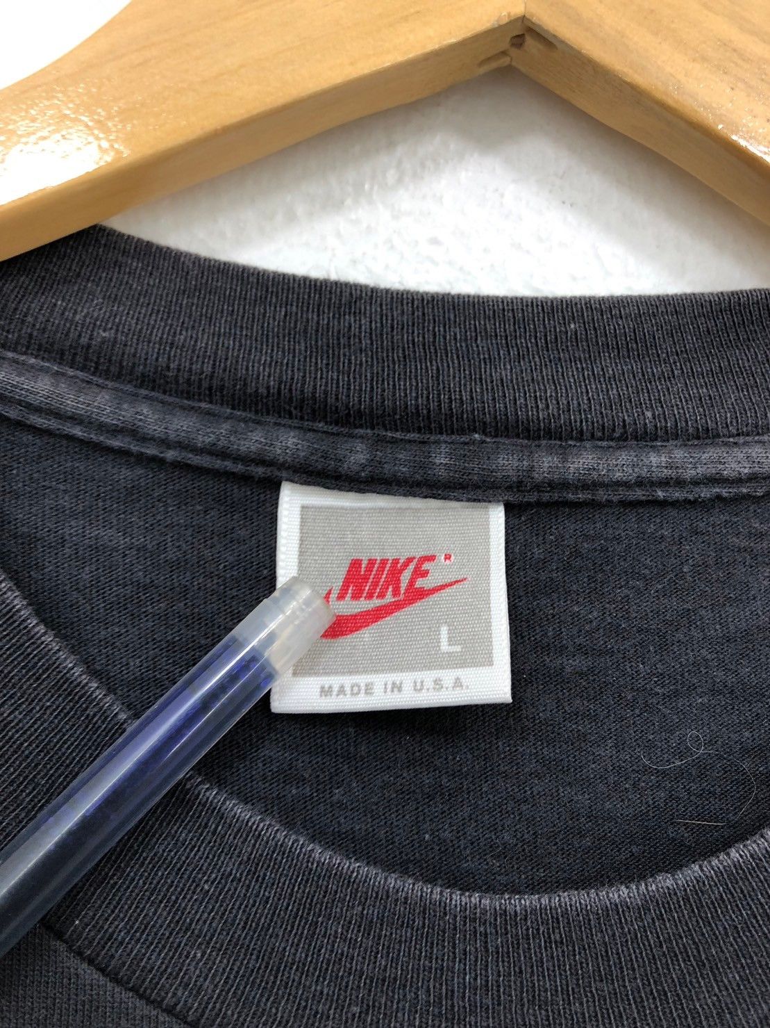 Jordan Brand × Nike × Vintage Vintage 90's Nike Michael Jordan Gray Tag shirt wts01 Size US L / EU 52-54 / 3 - 10 Thumbnail