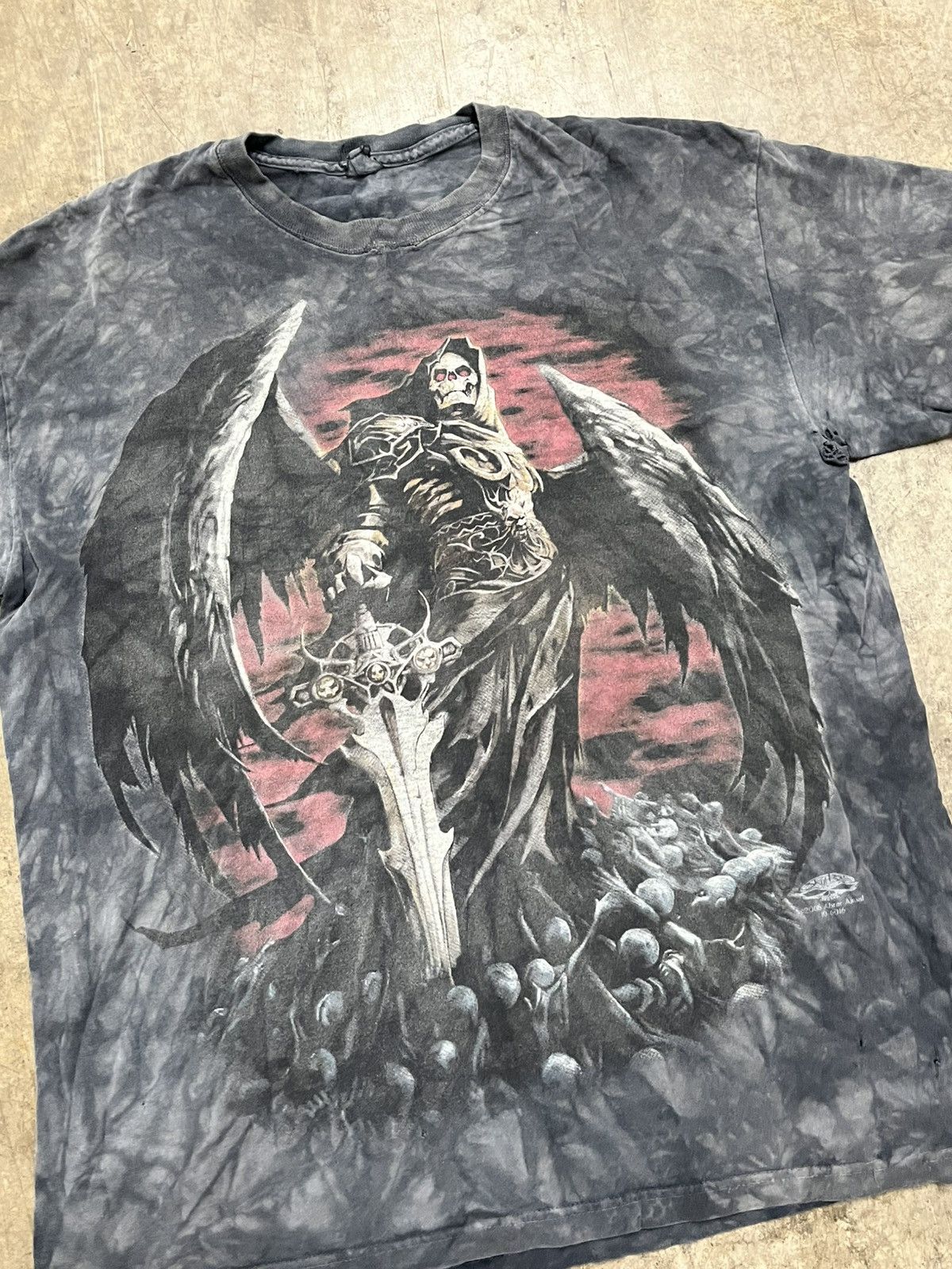 Vintage Y2k grunge tie dye shirt big graphic hype rare skater opium Size US XL / EU 56 / 4 - 4 Thumbnail