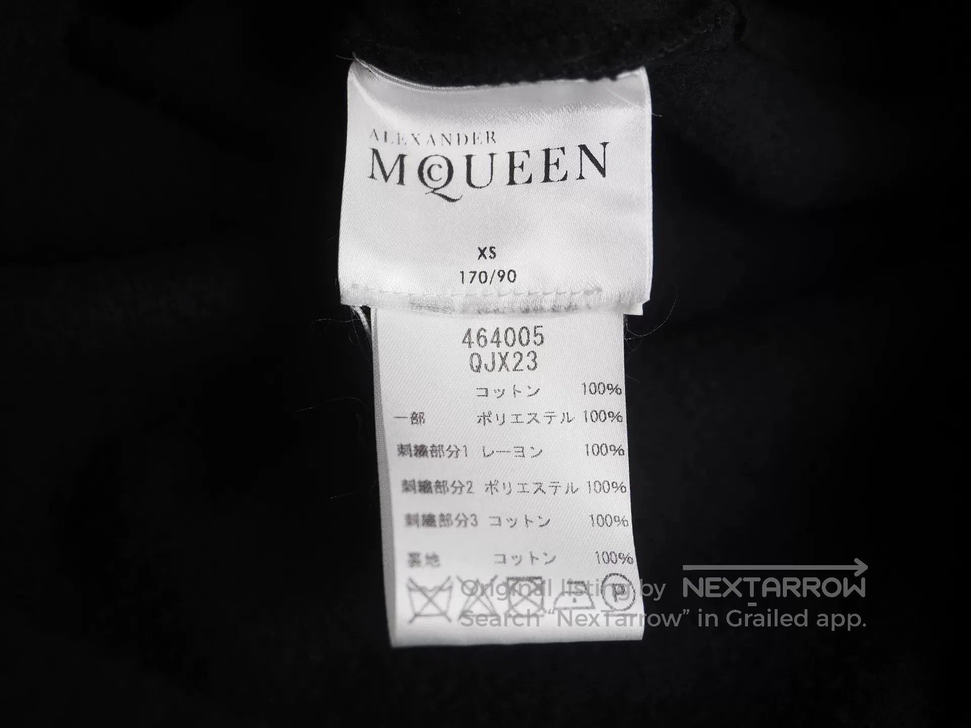 Alexander McQueen alexander mcqueen zip long hoodie black xs. Size US XS / EU 42 / 0 - 7 Thumbnail