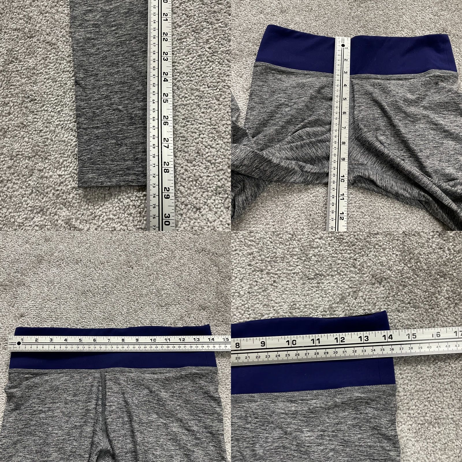Victoria's Secret Victoria's Secret Pink Leggings Womens PS Petite Gray Blue Graphic Size 28" / US 6 / IT 42 - 8 Thumbnail