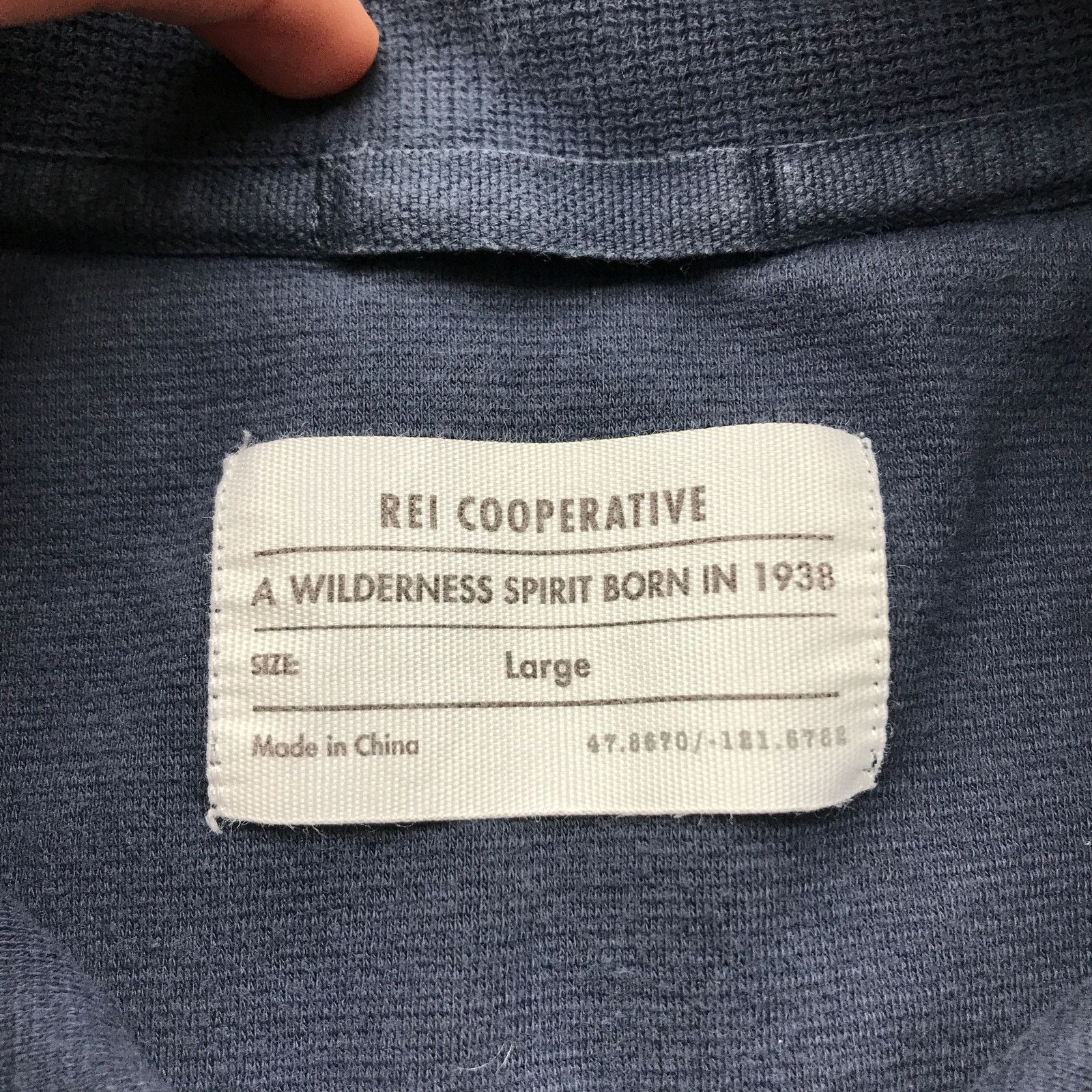 Rei REI Coop Snap Pullover Sweater Mens Large Henley Mock Neck Size US L / EU 52-54 / 3 - 3 Thumbnail