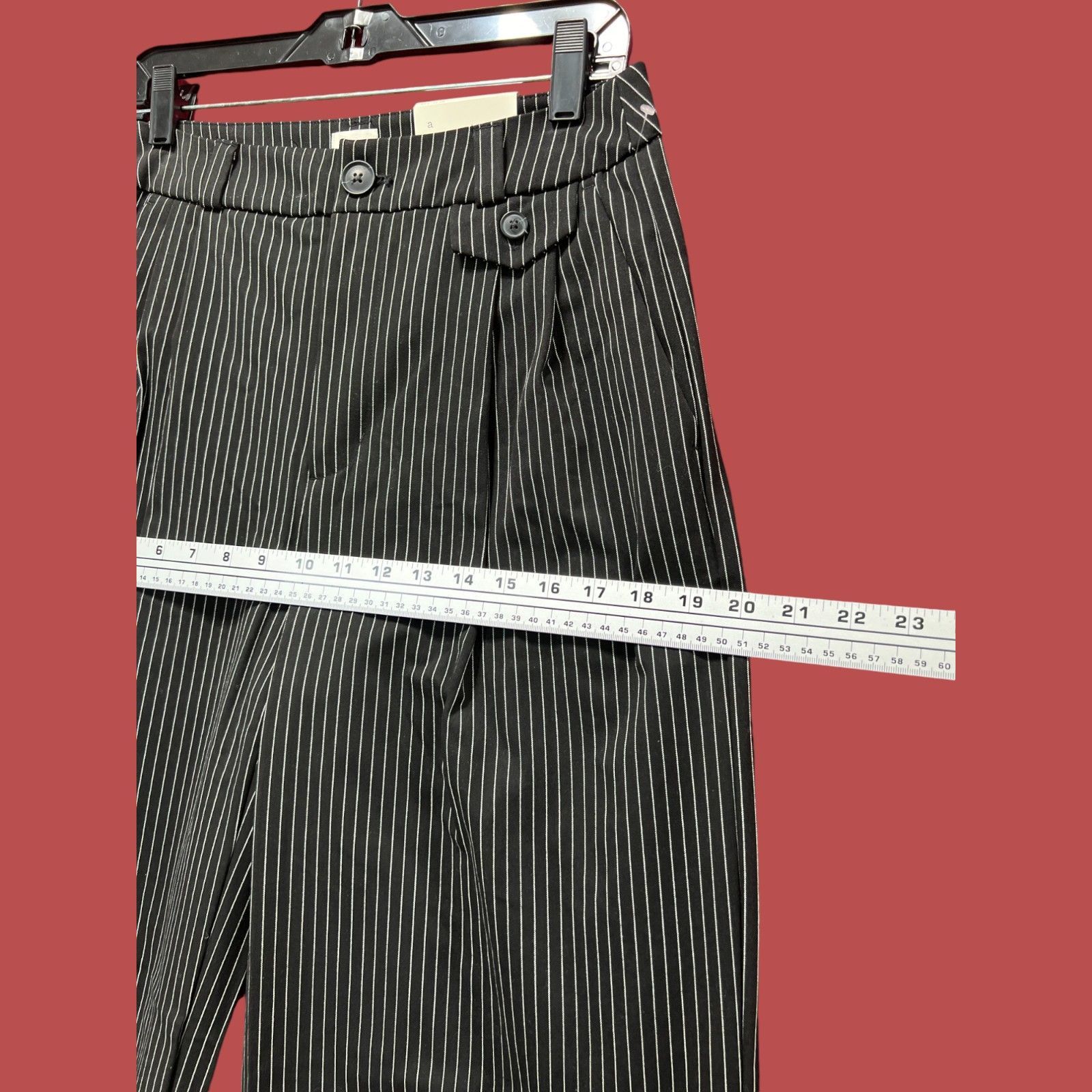 Other A New Day - Women's High Rise Relaxed Pants Length & Wide Le Size 27" / US 4 / IT 40 - 4 Thumbnail
