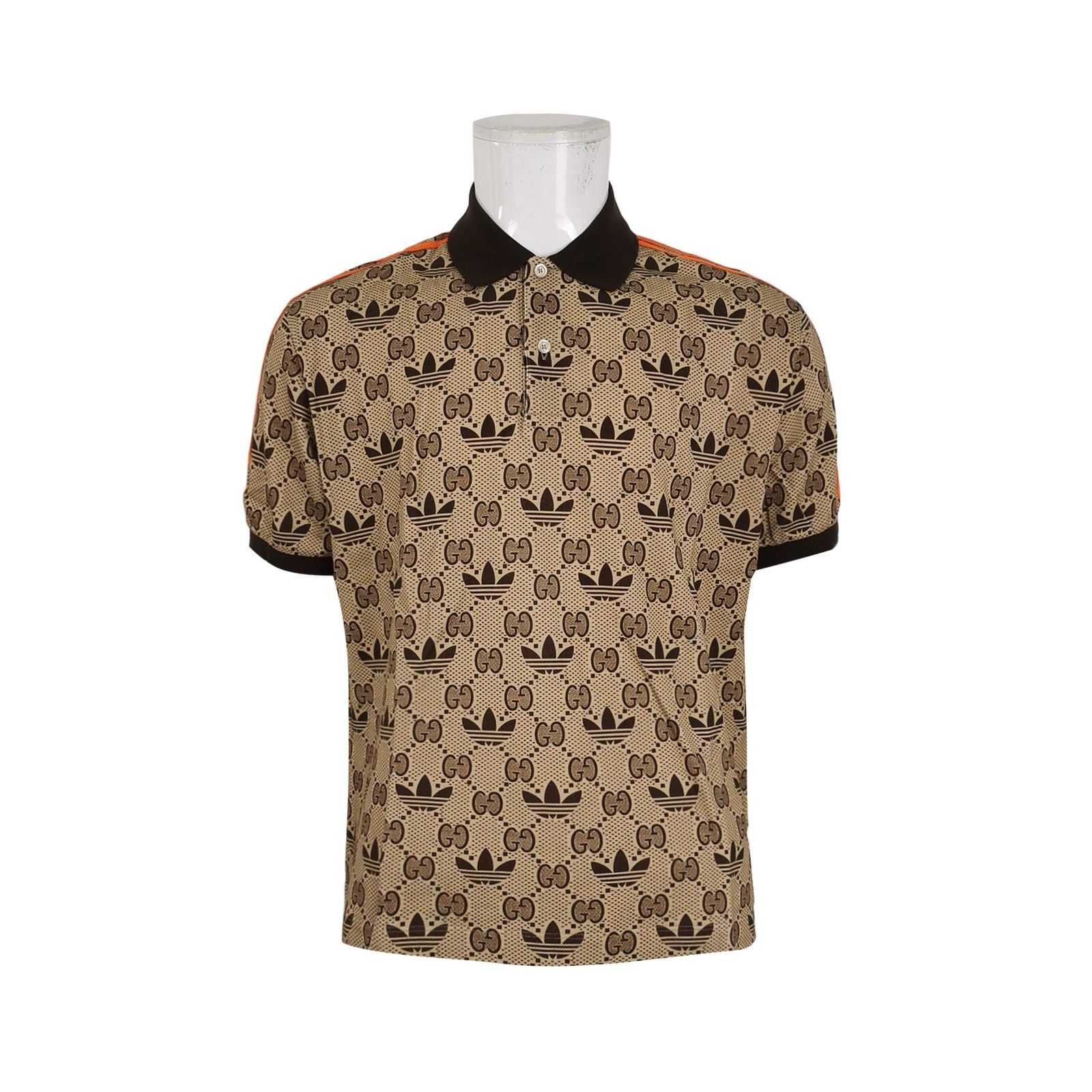 Gucci Gucci x Adidas Monogram Polo Shirt S Size US S / EU 44-46 / 1 - 1 Thumbnail