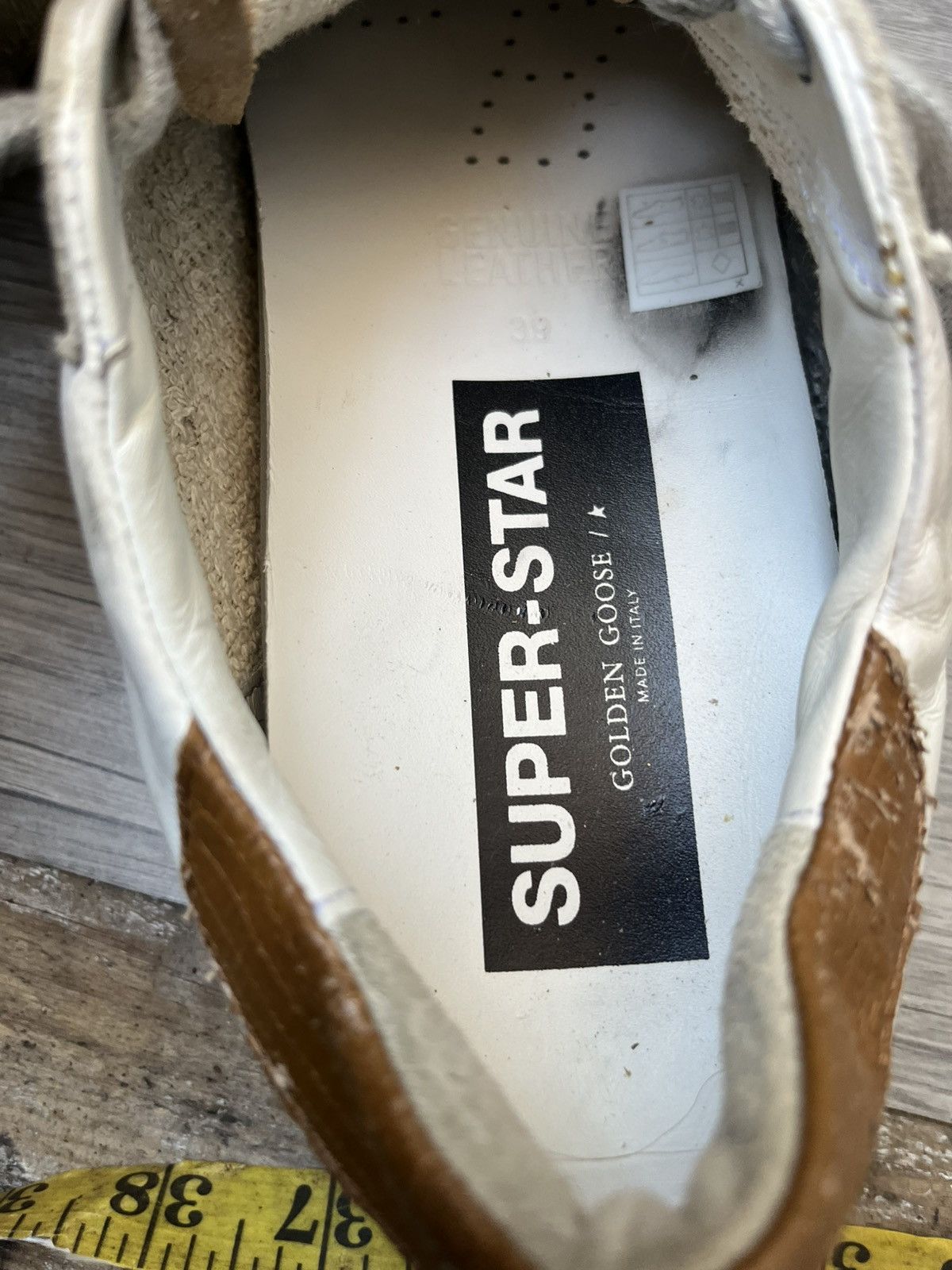 Golden Goose Golden goose superstar low-top distressed sneakers Size US 9 / IT 39 - 10 Thumbnail