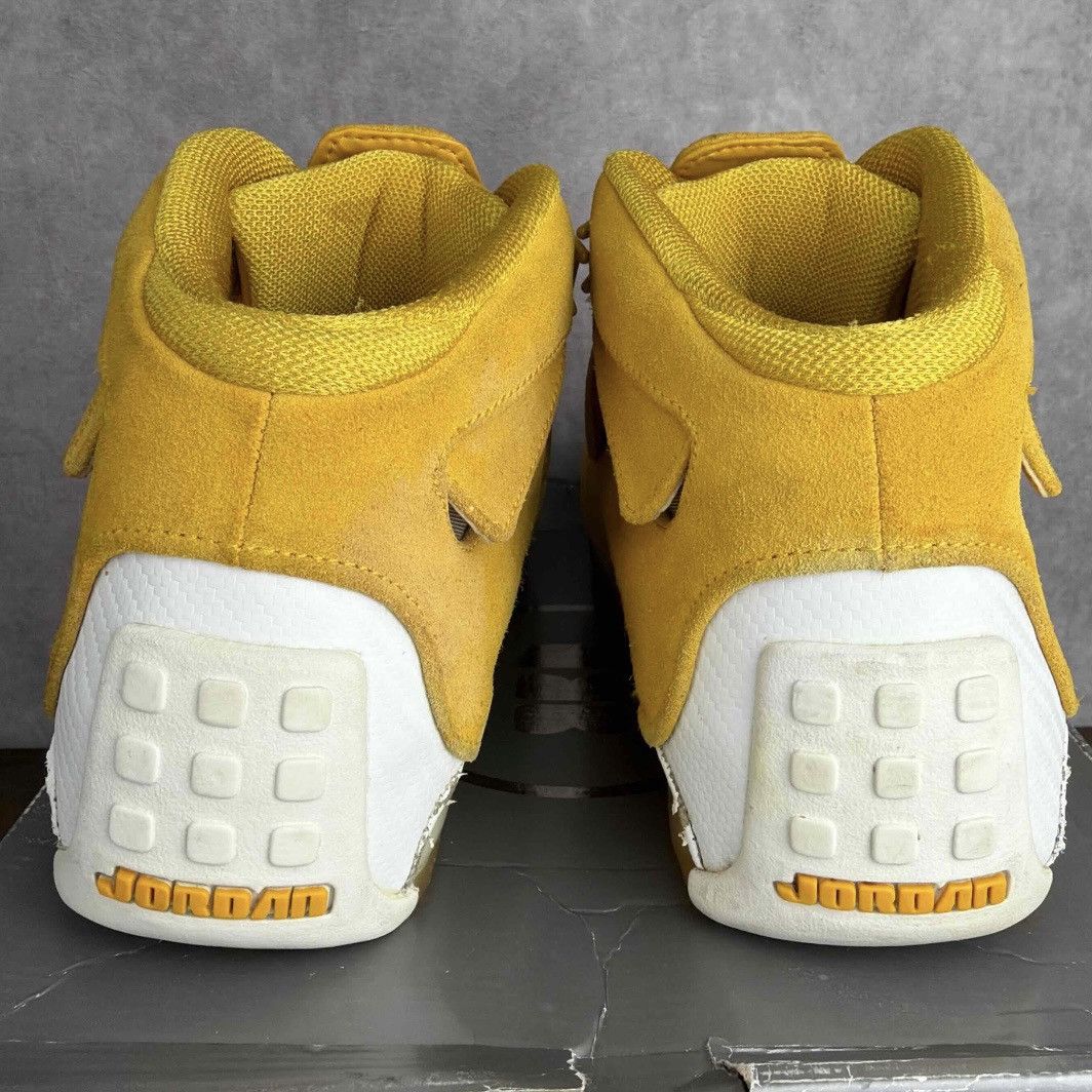 Air Jordan 18 Retro Yellow Ochre Suede AA2494-701 Shoes OG
