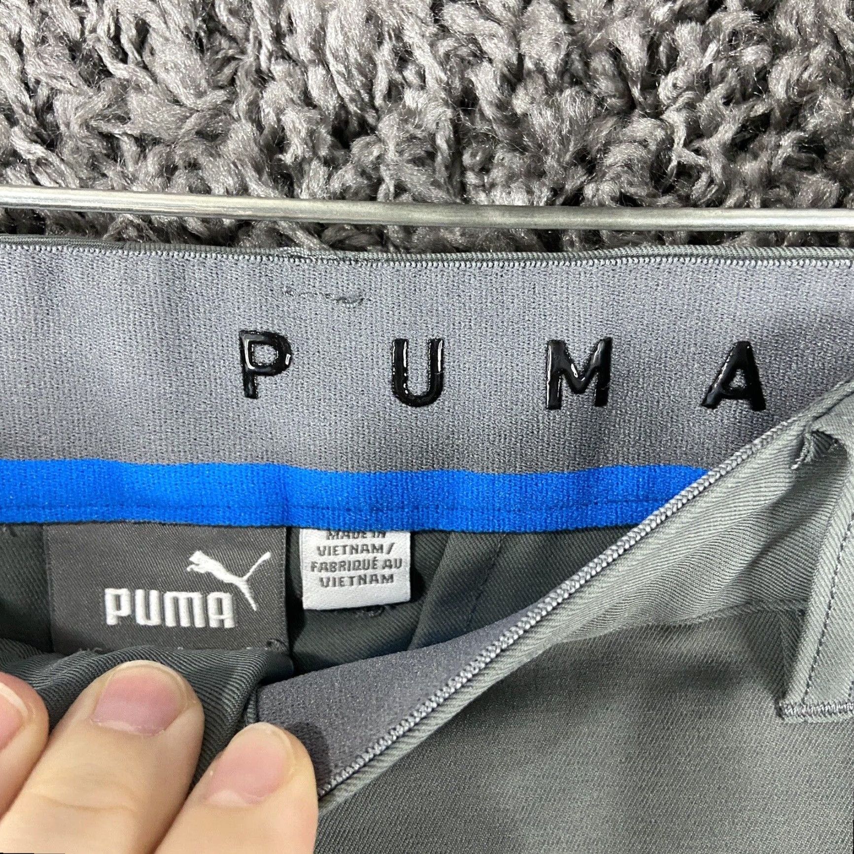 Puma PUMA Chino Pants Men’s 36x32 Gray Regular Fit Trousers Size US 36 / EU 52 - 5 Thumbnail