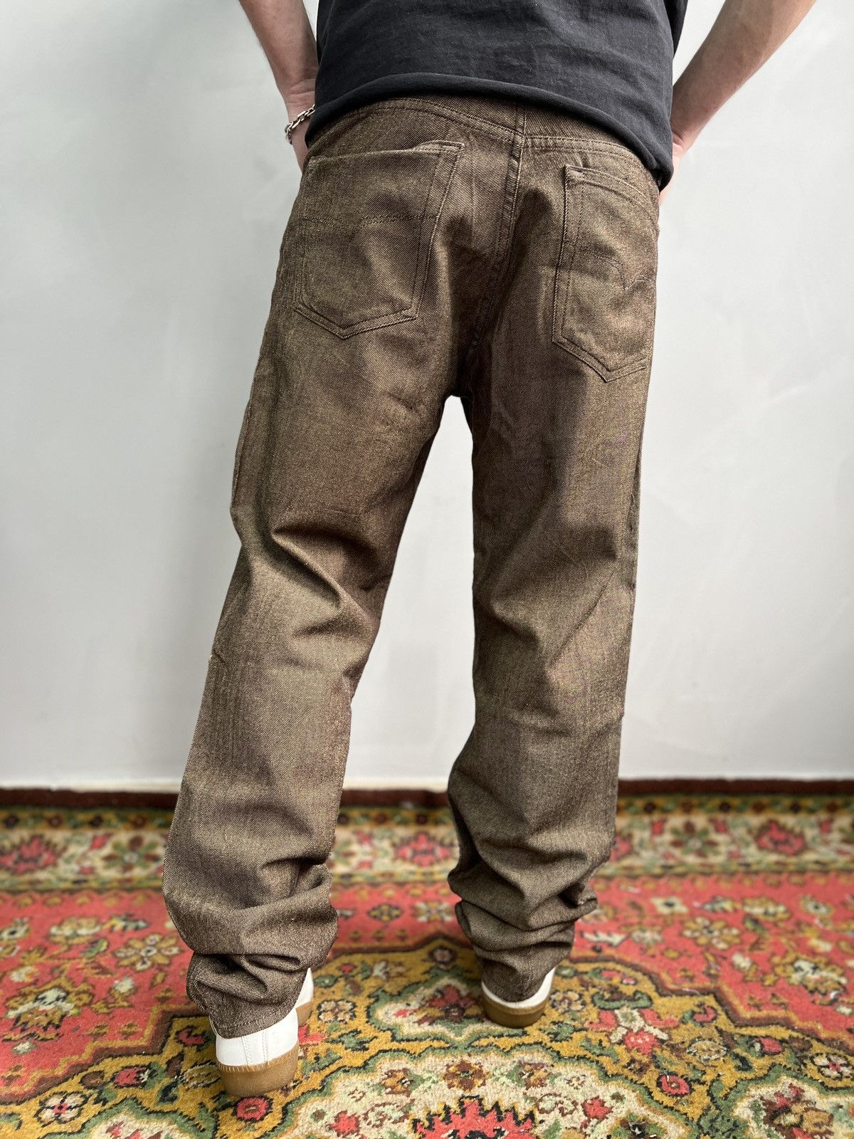 Versace Y2K RARE MEDUSA VERSACE JEANS PANTS WOOL/cotton Size US 34 / EU 50 - 12 Thumbnail