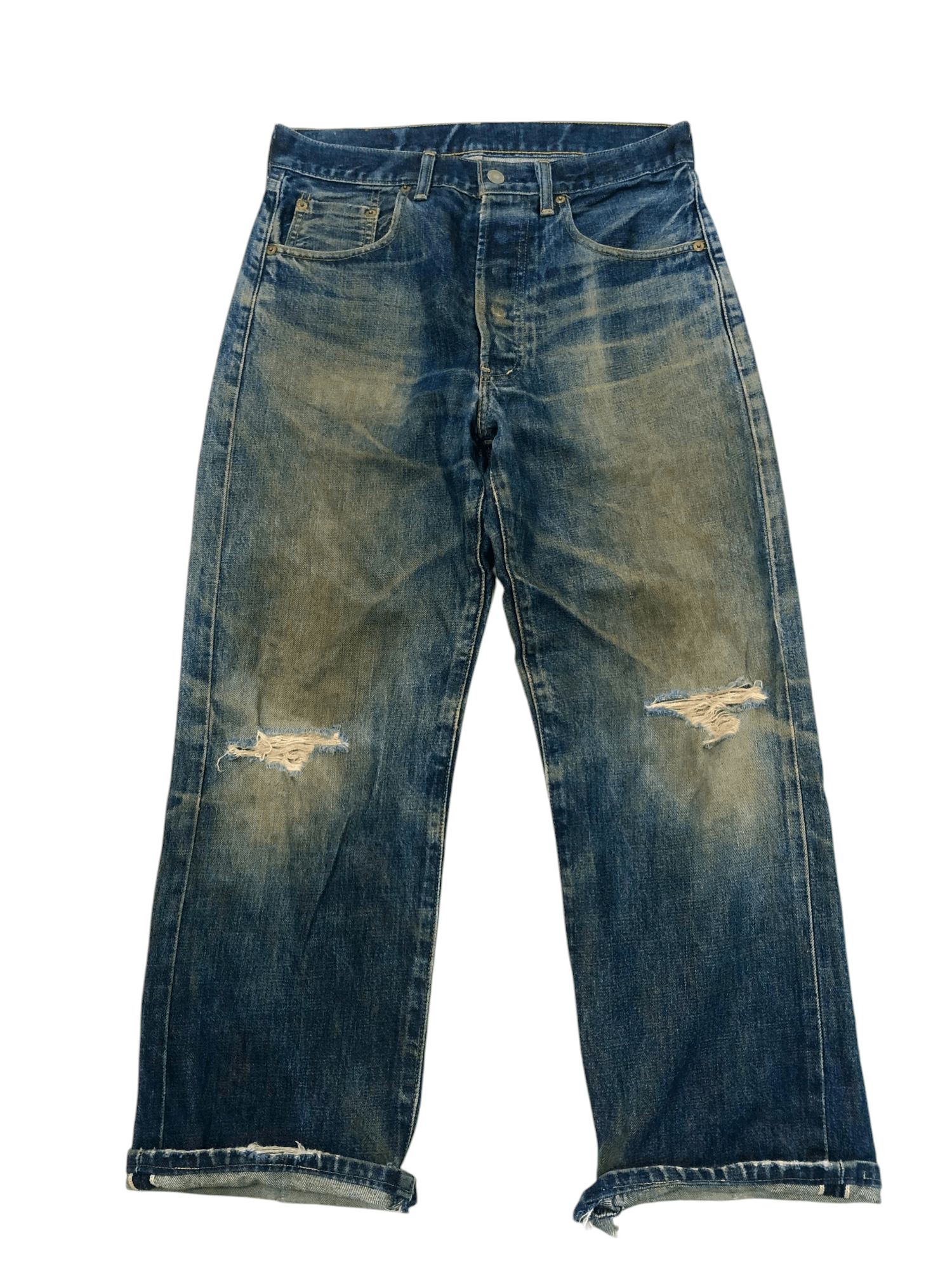 4GSELLER × Levi's Levi's 503 Selvedge denim 5 button distress made in Japan Size US 32 / EU 48 - 1 Thumbnail