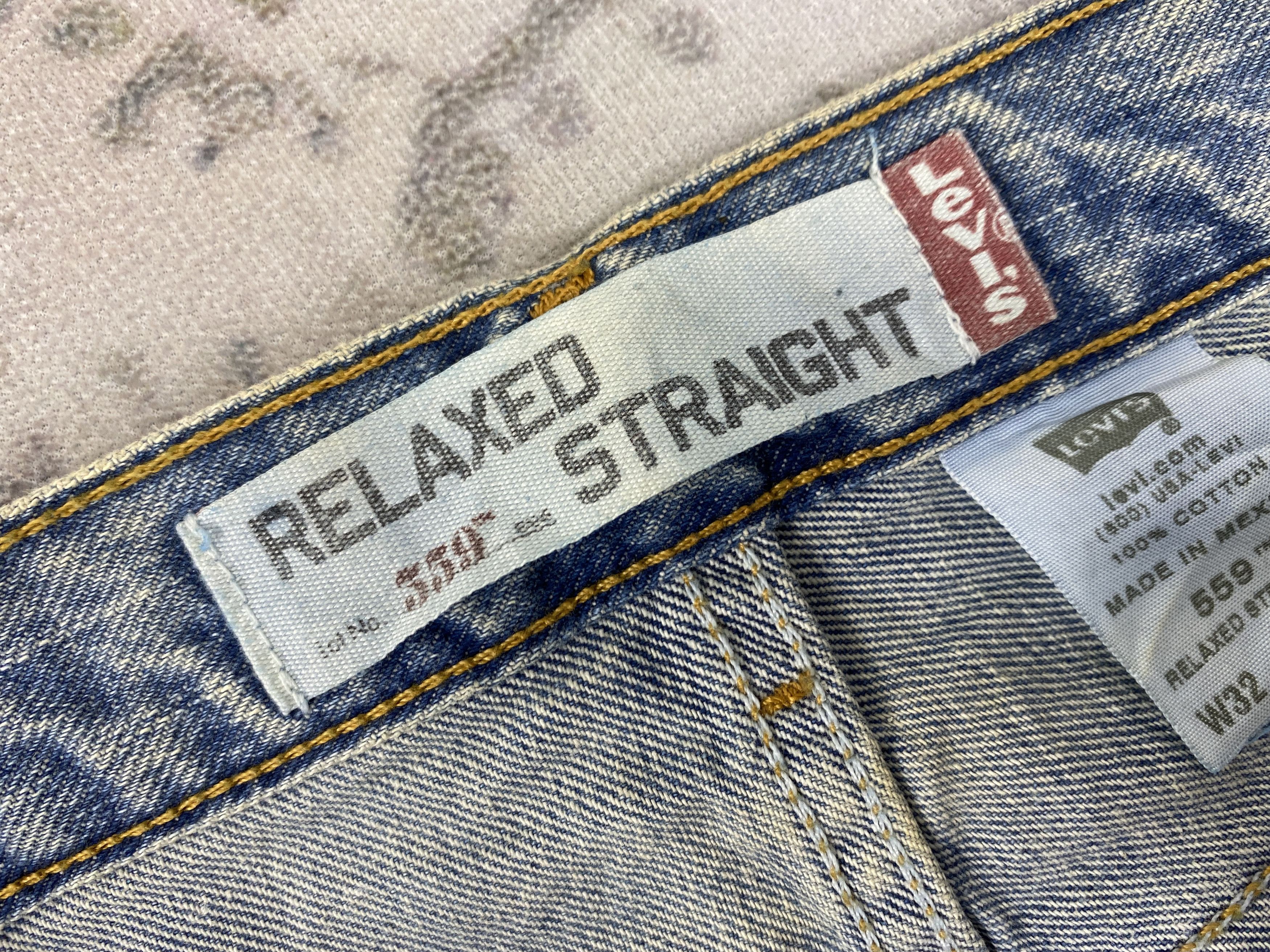 Levi's Vintage Levi's 559 Relaxed Straight Denim 32 x 33.5 -JN725 Size US 32 / EU 48 - 12 Thumbnail