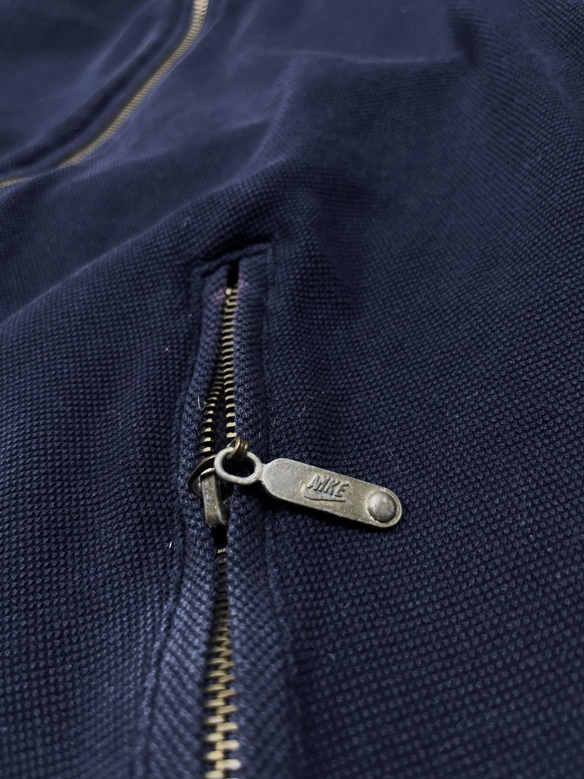Nike × Vintage Vintage 90s Nike Bootleg 4 Swooshes Cotton Jacket Y2K Size US L / EU 52-54 / 3 - 5 Thumbnail