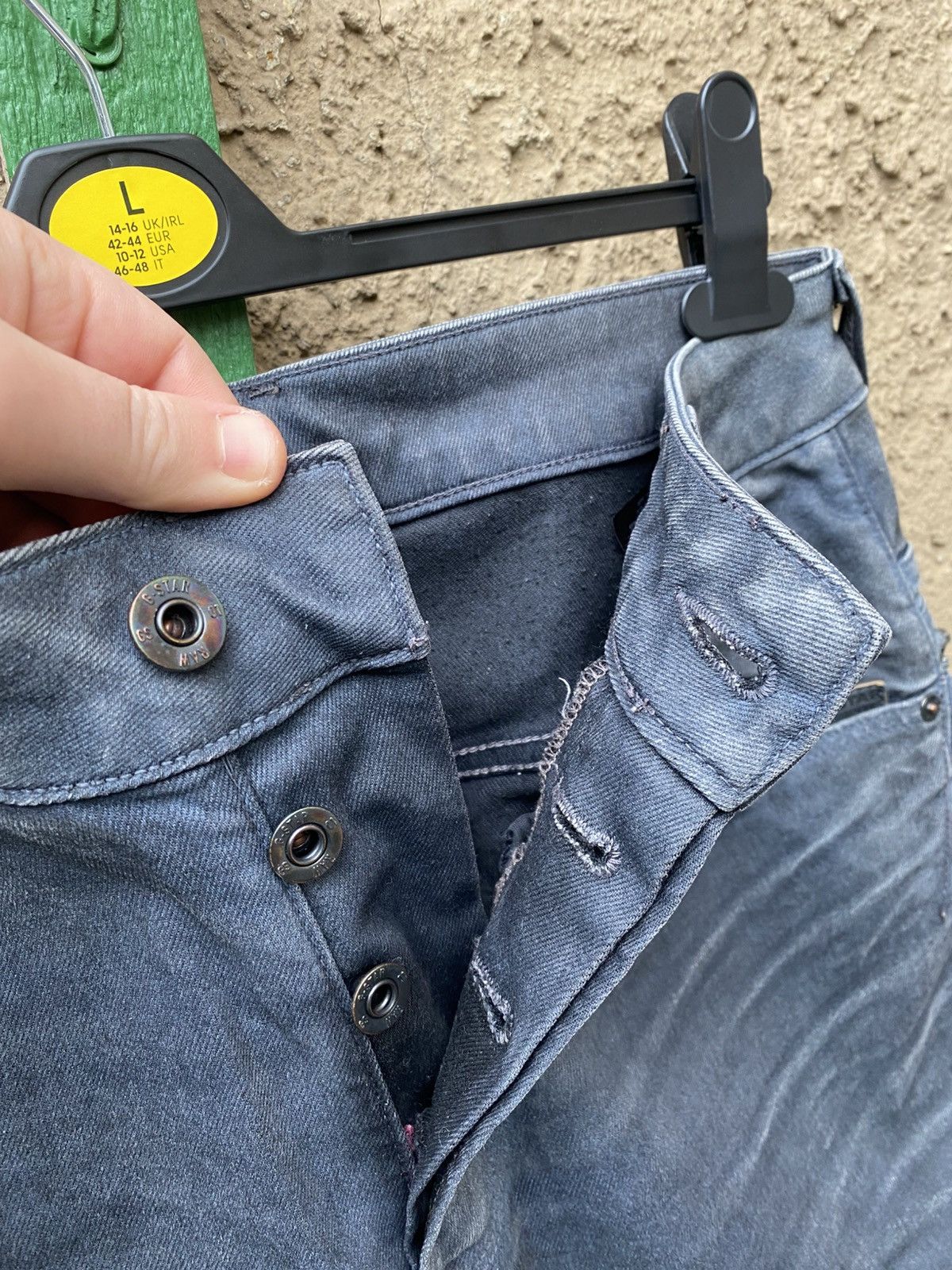G-Star G Star Raw ARC Zip 3D Slim Waxed Denim Jeans Pants 30/32 Y2K Size US 30 / EU 46 - 9 Thumbnail