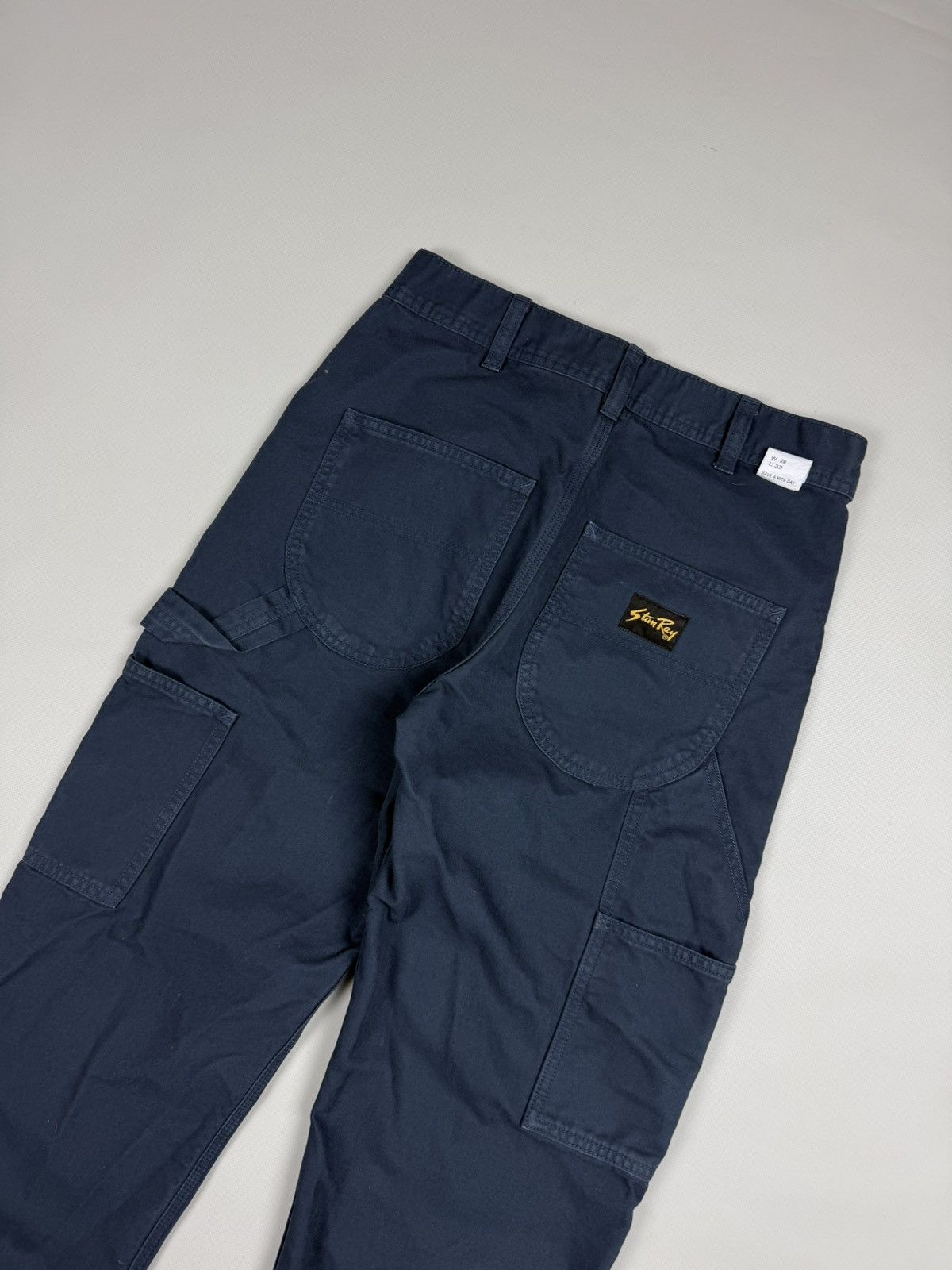 Stan Ray Stan Ray Men’s Workwear Carpenter Cargo Denim Pants Jeans Size US 28 / EU 44 - 19 Thumbnail
