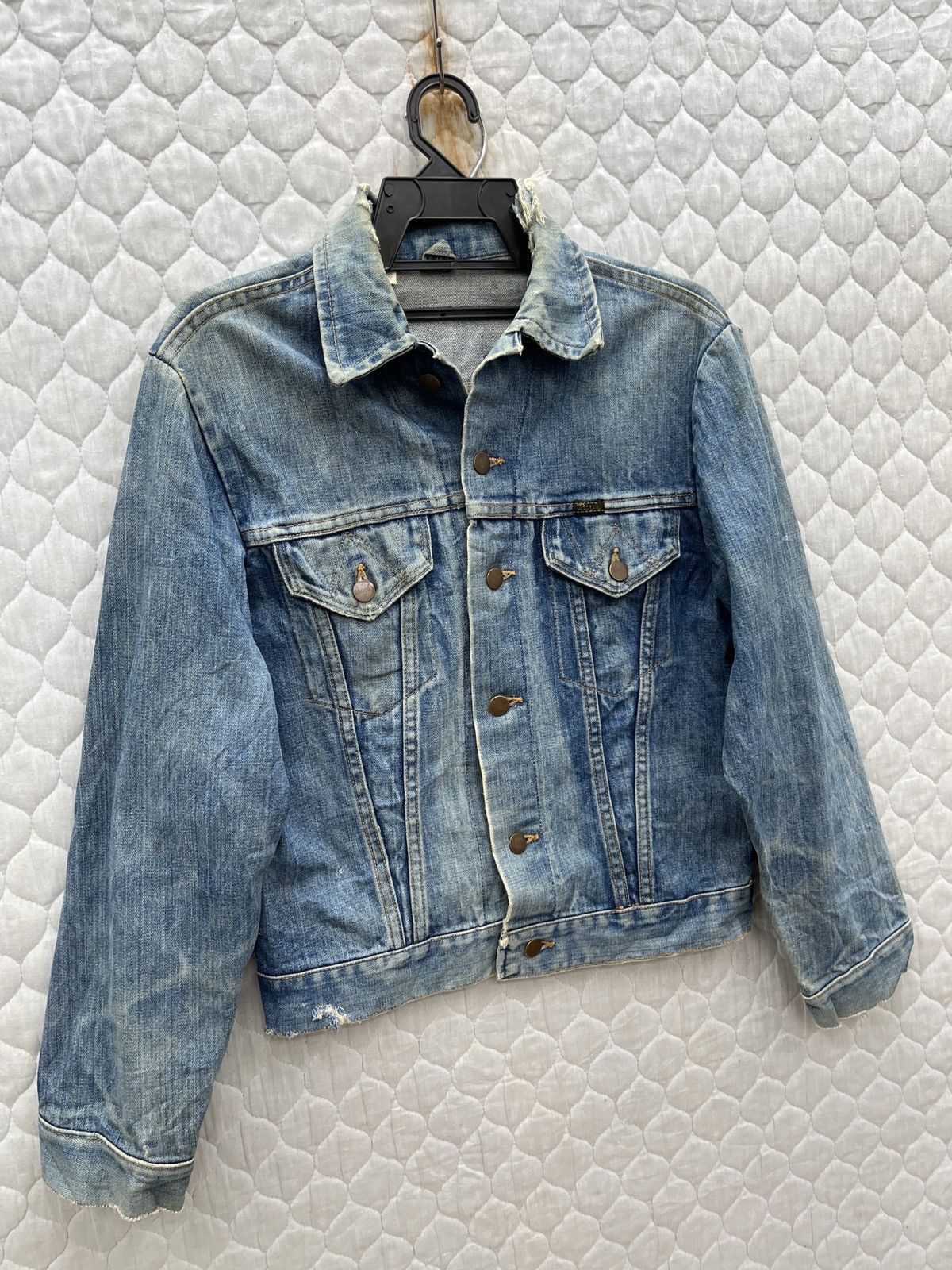 Vintage 🔥🔥🔥STEALS VTG WRANGLER DENIM JACKET Size US S / EU 44-46 / 1 - 3 Thumbnail