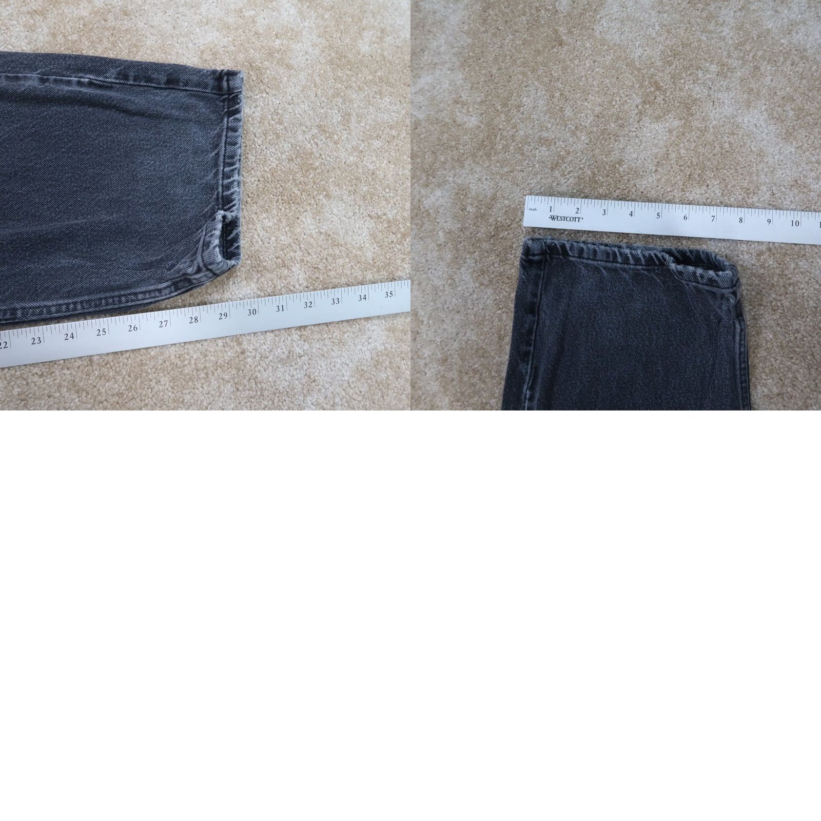 Wrangler Wrangler Relaxed Straight Jeans Men’s 38x30 Black Denim Pants Size US 38 / EU 54 - 8 Thumbnail