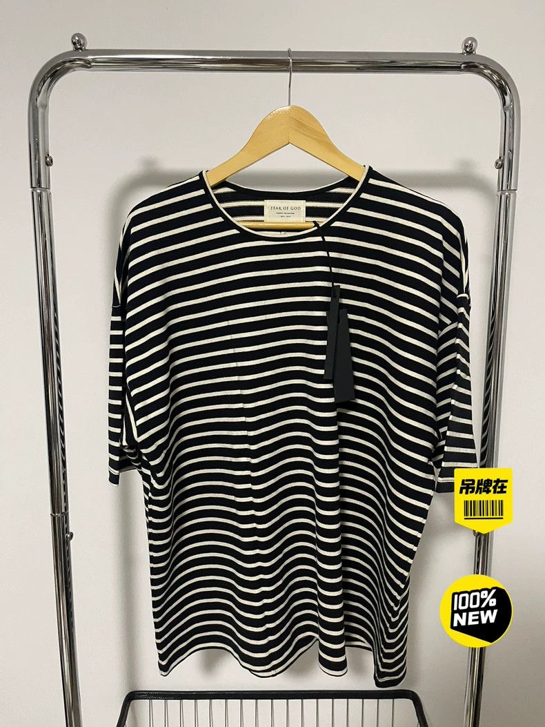 Fear of God Striped knit short sleeves