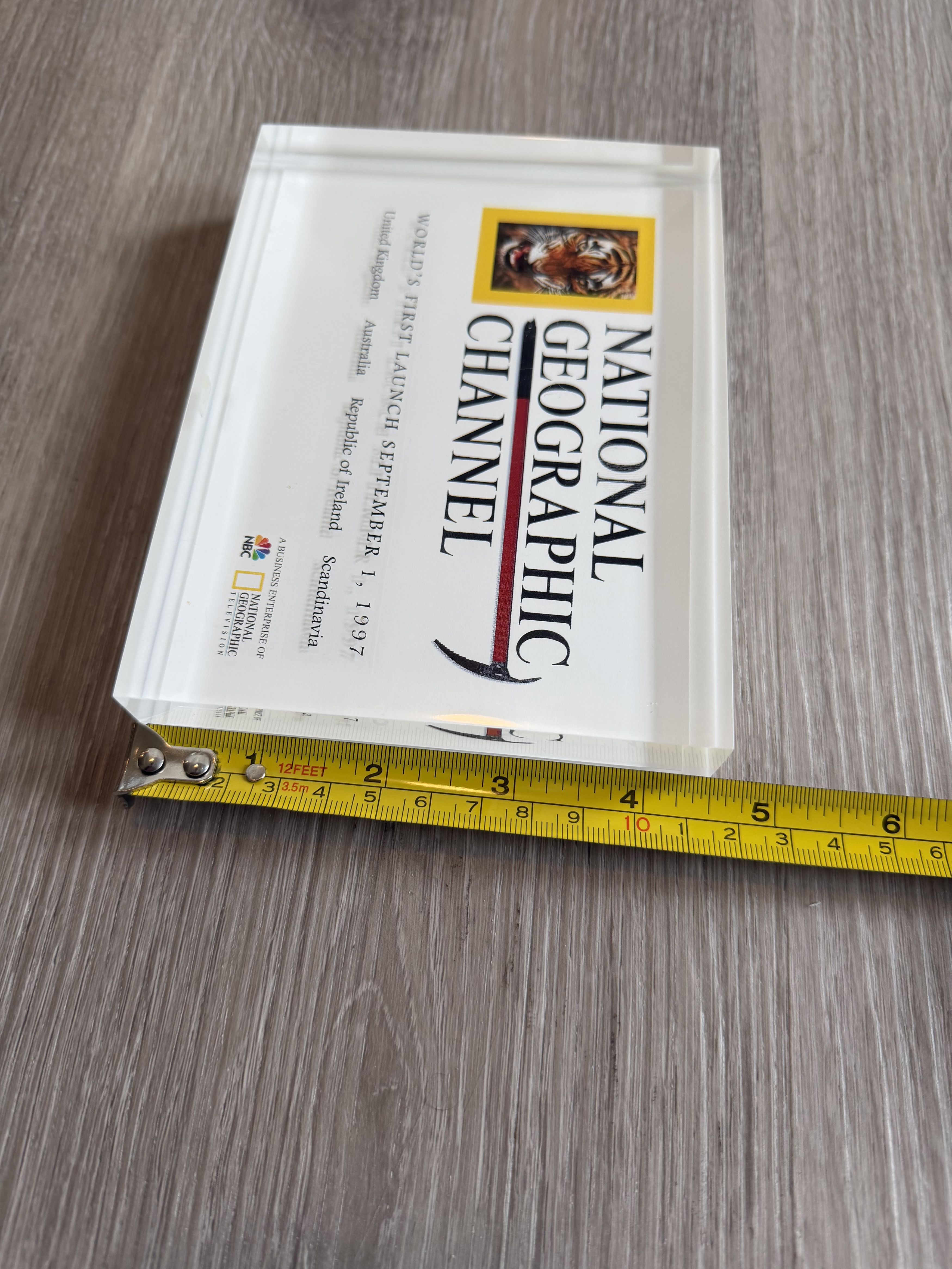 Other 1997 National Geographic Premier promo sign Size ONE SIZE - 6 Thumbnail