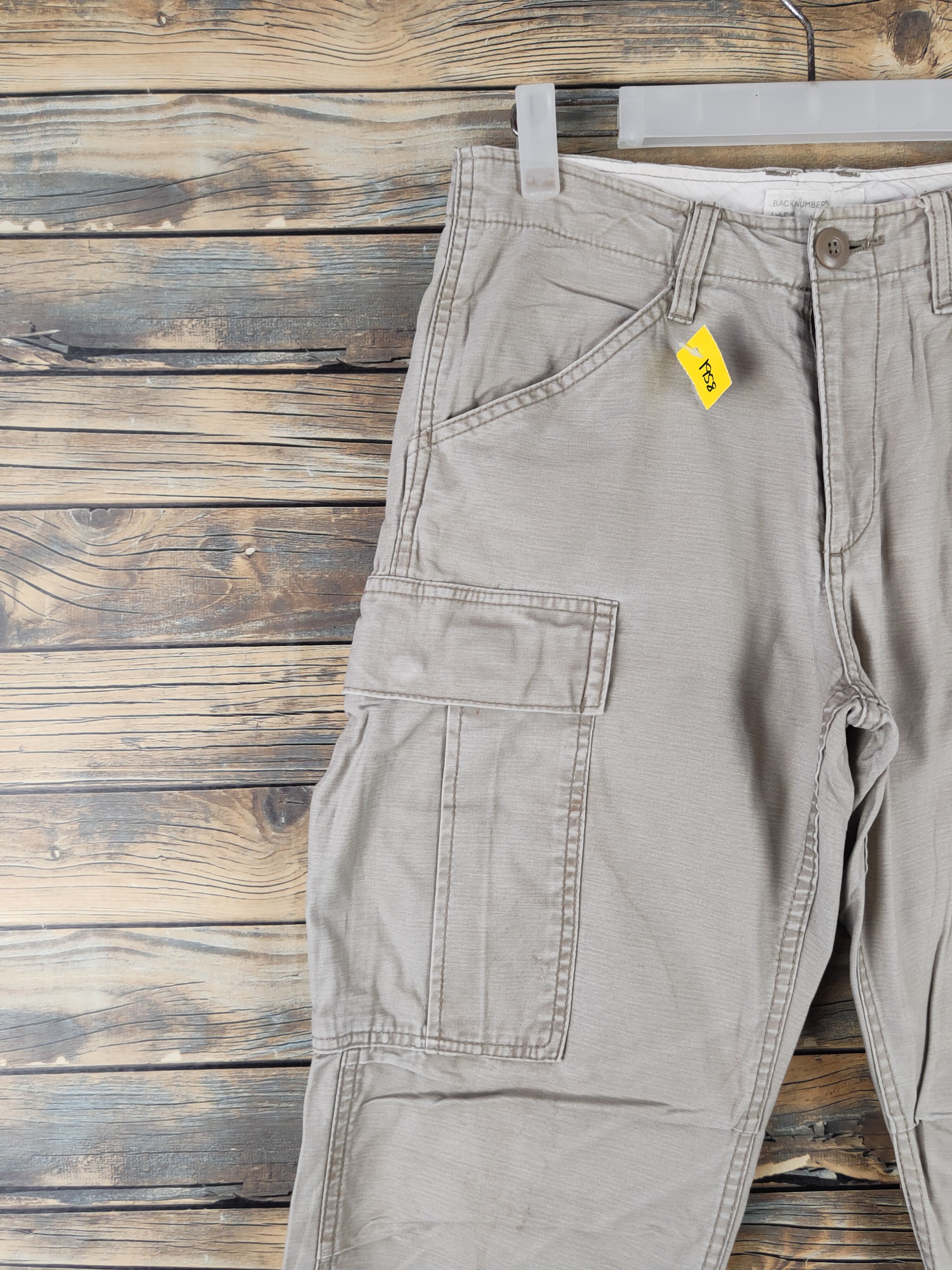 Japanese Brand DL Back Number Gray Multipocket Tactical Cargo Pants #1958 Size US 29 - 3 Thumbnail