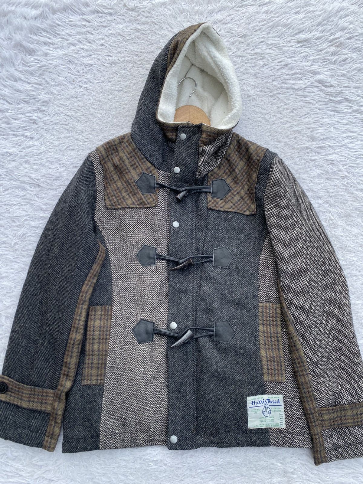 Burberry × Harris Tweed × Vintage Vintage Burberry's Coat - Harris