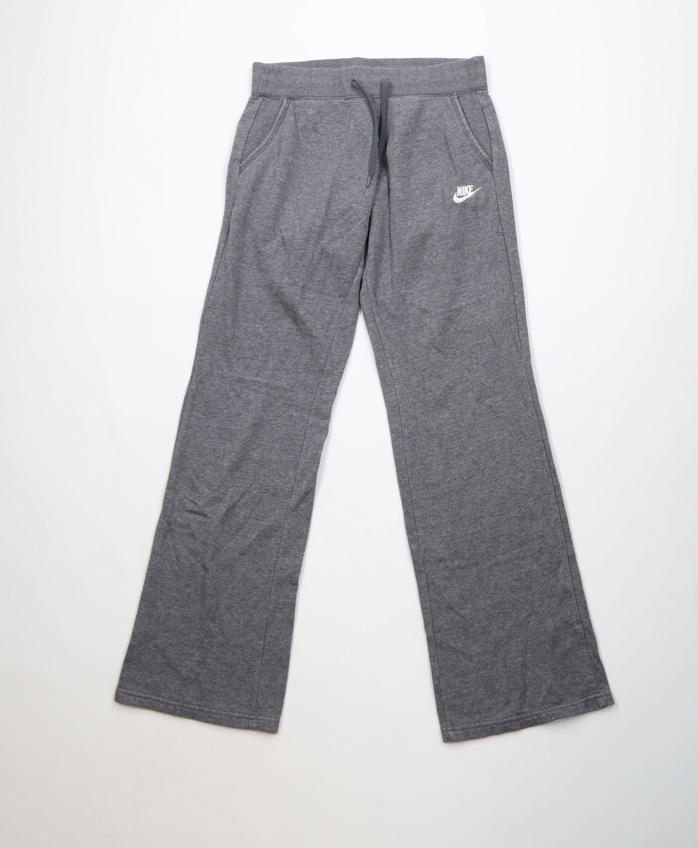 Nike Vintage Nike Scott Mini Swoosh Wide Leg Sweatpants Gray Size 28" / US 6 / IT 42 - 1 Thumbnail