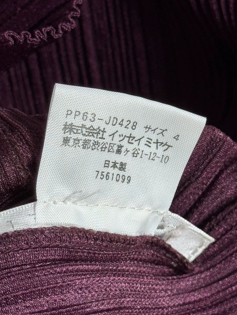 Issey Miyake Issey Miyake size:4 A deep purple pleated vintage suit col Size M / US 6-8 / IT 42-44 - 4 Thumbnail
