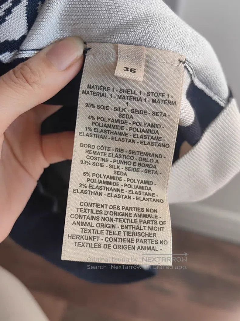 Hermes Hermes Silk cardigan Size XS / US 0-2 / IT 36-38 - 4 Thumbnail