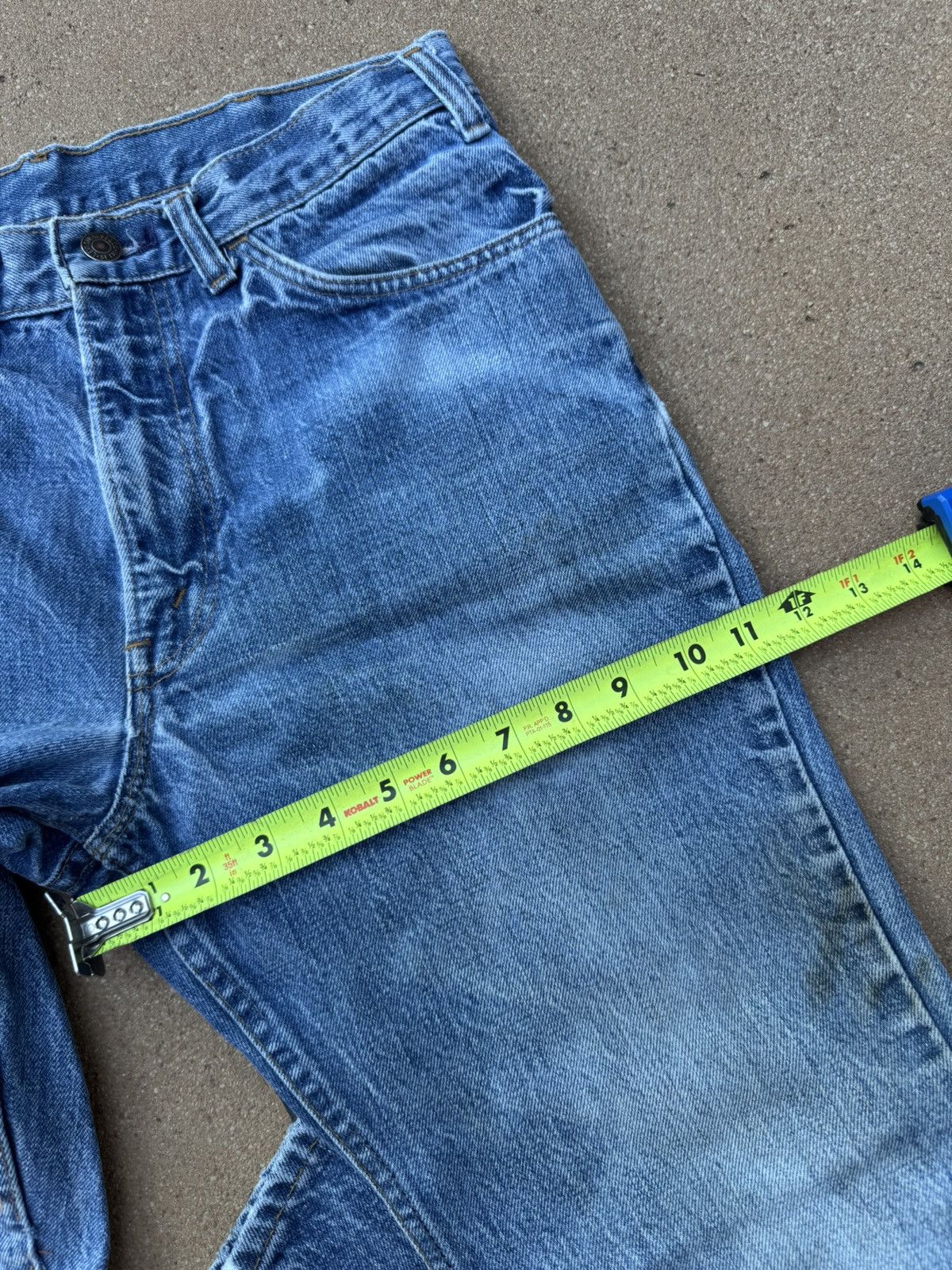 Levi's Vtg 70’s Levi’s 646 Orange Tab Bellbottom Flare Jeans 31x28 Size US 31 - 12 Thumbnail