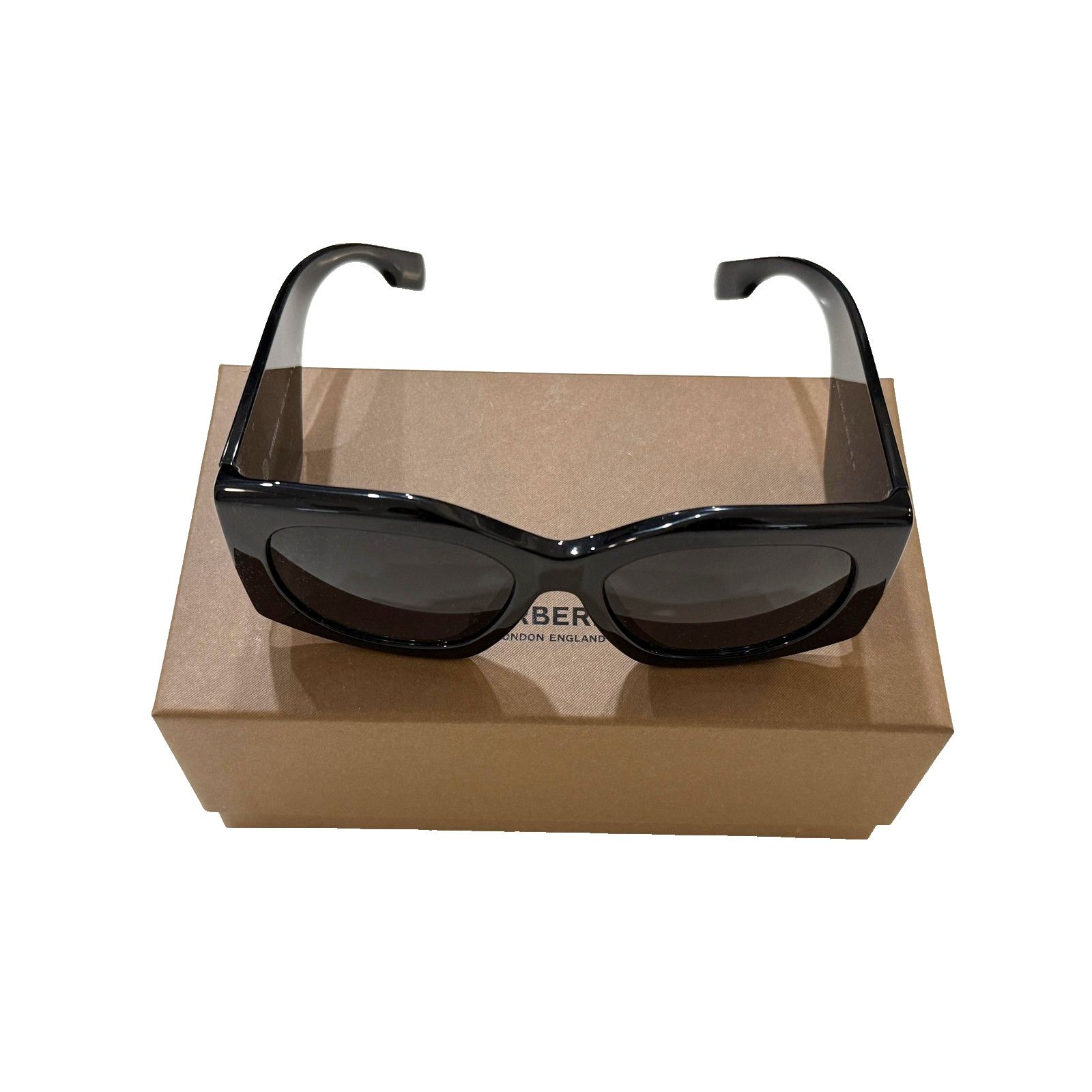Burberry Burberry Sunglasses Women Blk Crystal Square Oversized NEW Size ONE SIZE - 3 Thumbnail