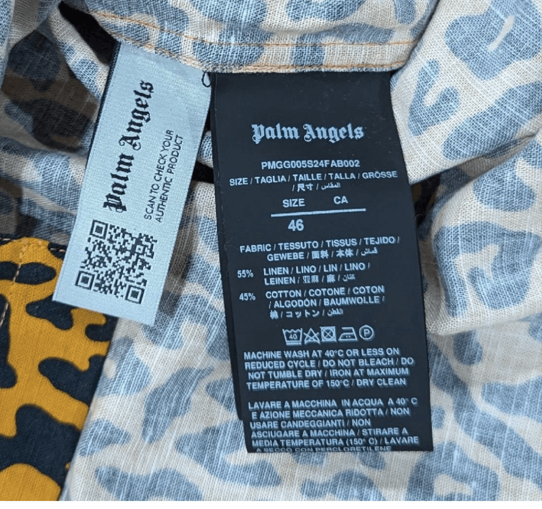 Palm Angels PALM ANGELS Cheetah Pattern Camp Shirt 46 US S Size US S / EU 44-46 / 1 - 5 Thumbnail