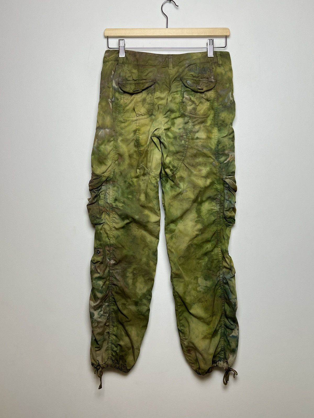 Giorgio Armani armani tie dye cargo camo multipocket army pants Size US 28 / EU 44 - 12 Thumbnail