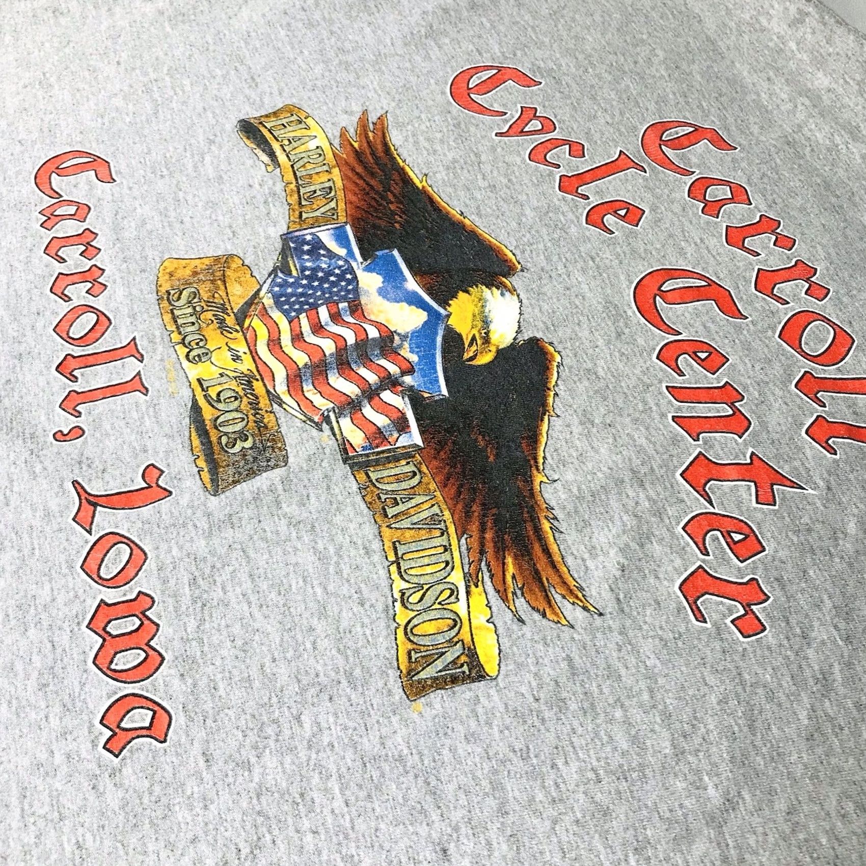 Harley Davidson VINTAGE Harley-Davidson Men Gray 94th Anniversary Motorcycle Graphic T-Shirt XL Size US XL / EU 56 / 4 - 6 Thumbnail
