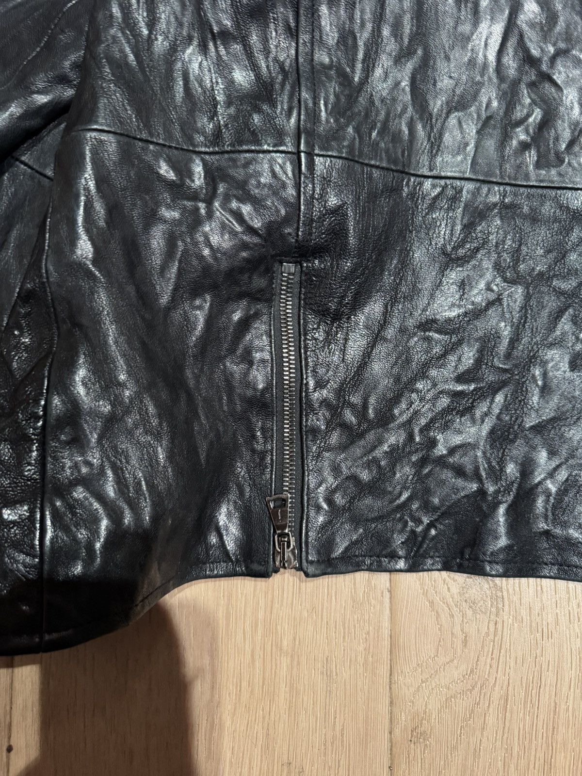 John Varvatos John Varvatos Motorcycle Leather Jacket Size US L / EU 52-54 / 3 - 8 Thumbnail