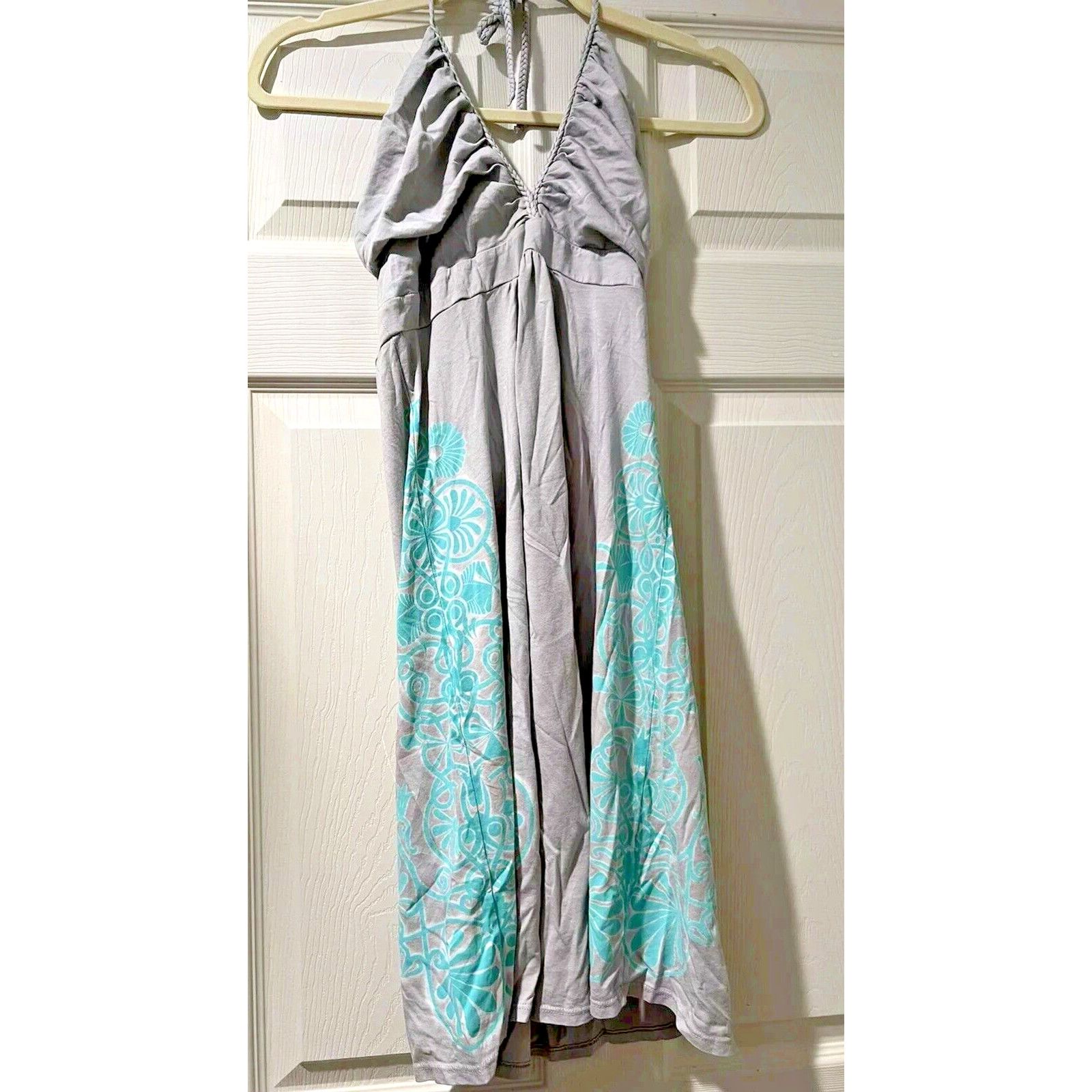 Gypsy Gypsy 05 beachy Cotton Spiral Midi Print Dres Size M A000498 Size M / US 6-8 / IT 42-44 - 2 Thumbnail
