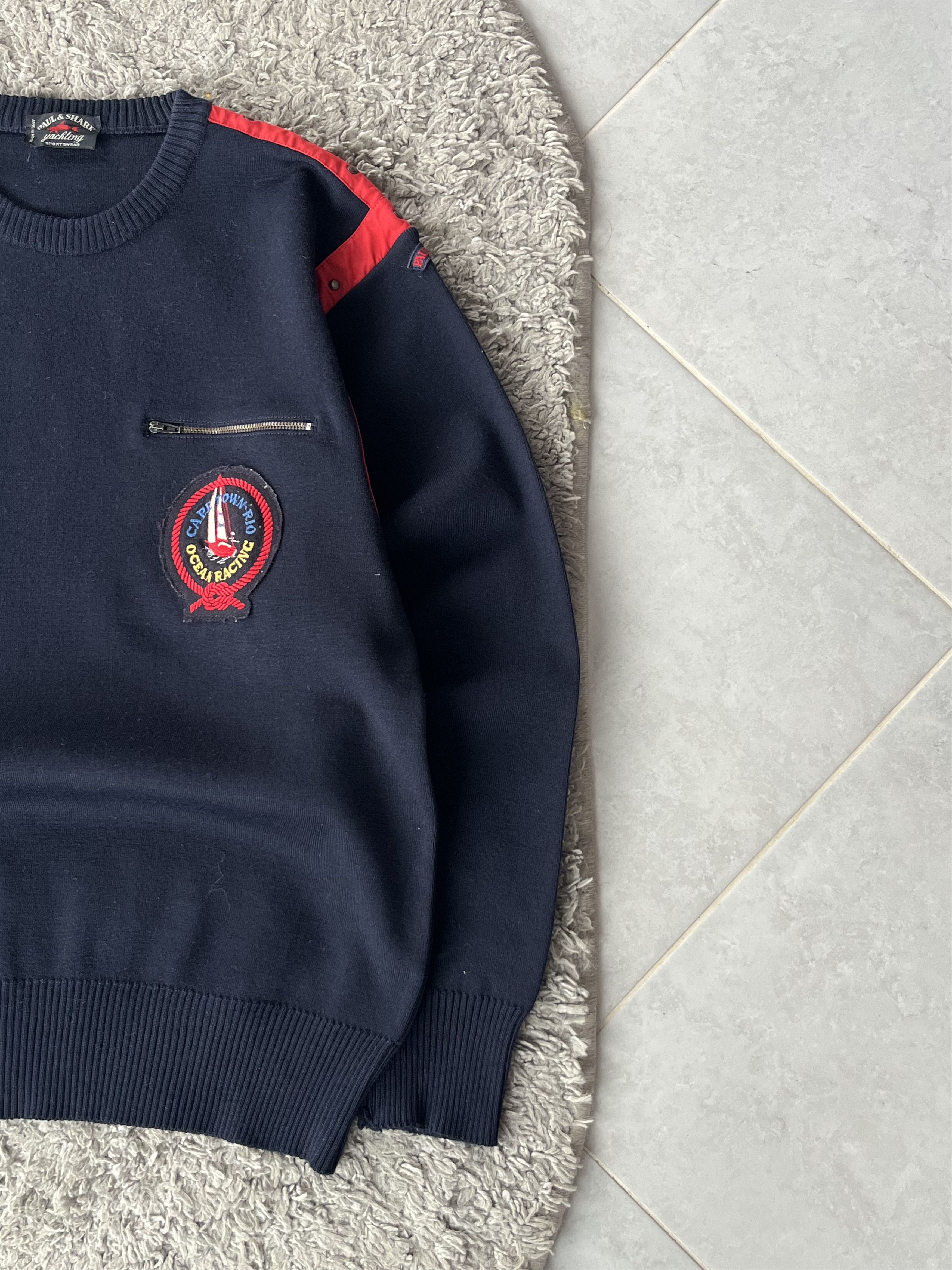 Paul & Shark PAUL&SHARK Vintage Sweater Cape Town-Rio Ocean Racing Size US M / EU 48-50 / 2 - 4 Thumbnail