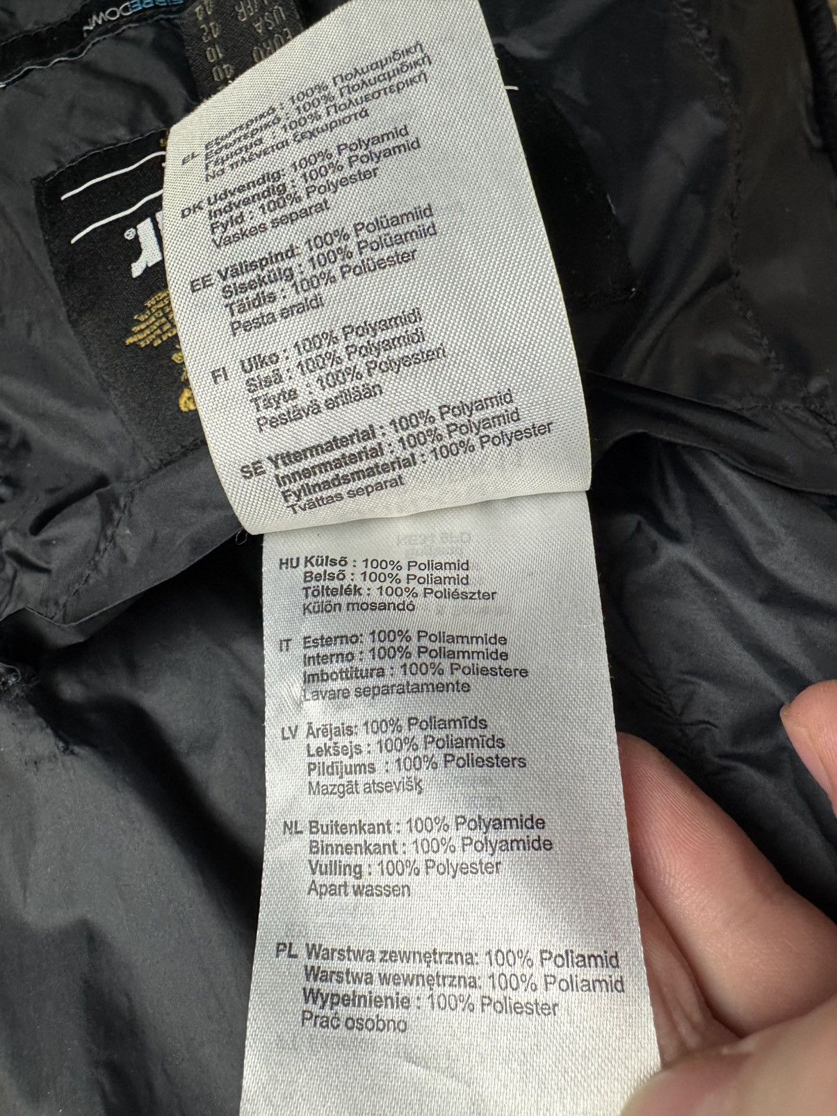 Barbour Barbour International Fibre Down Jacket Bomber England 🏴󠁧󠁢󠁥󠁮󠁧󠁿 Size L / US 10 / IT 46 - 16 Thumbnail