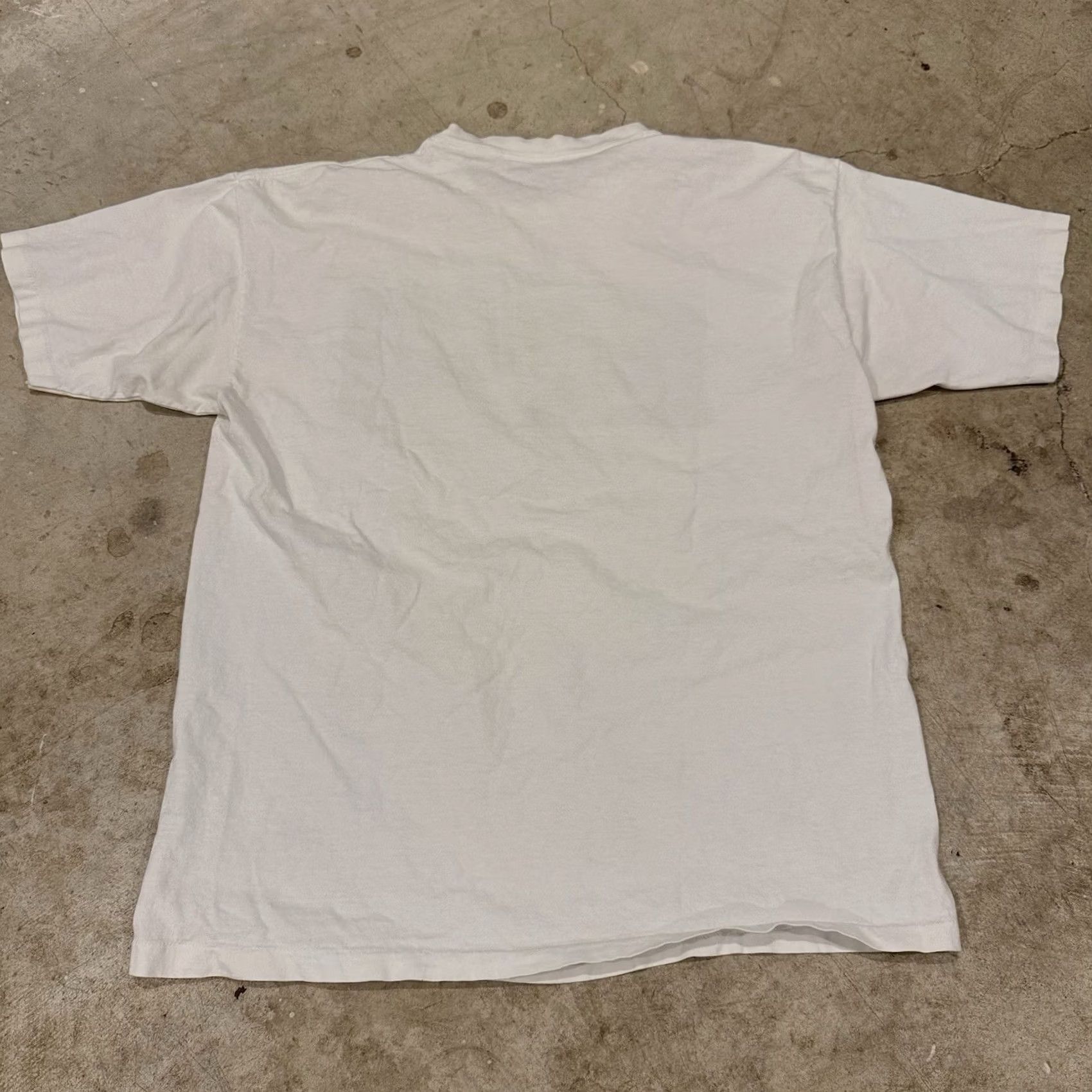 Vintage VINTAGE Michelangelo Creation Parody T Shirt XL/L Single Stitch Unisex Adults 90s White Cotton Crew Neck Short Sleeve Mens Womens 90s Size US XL / EU 56 / 4 - 3 Thumbnail