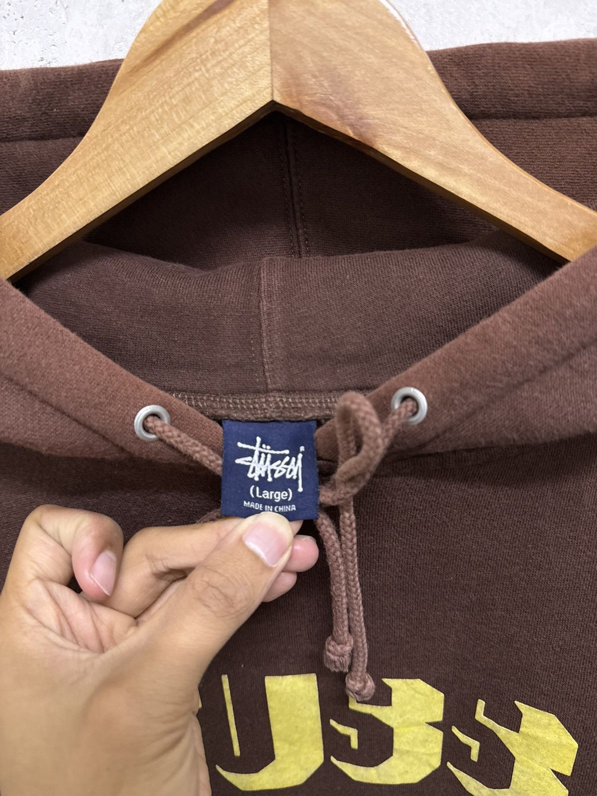 Stussy 2000s Stussy Spell Out Hoodie Travis Kanye West Size US L / EU 52-54 / 3 - 4 Thumbnail