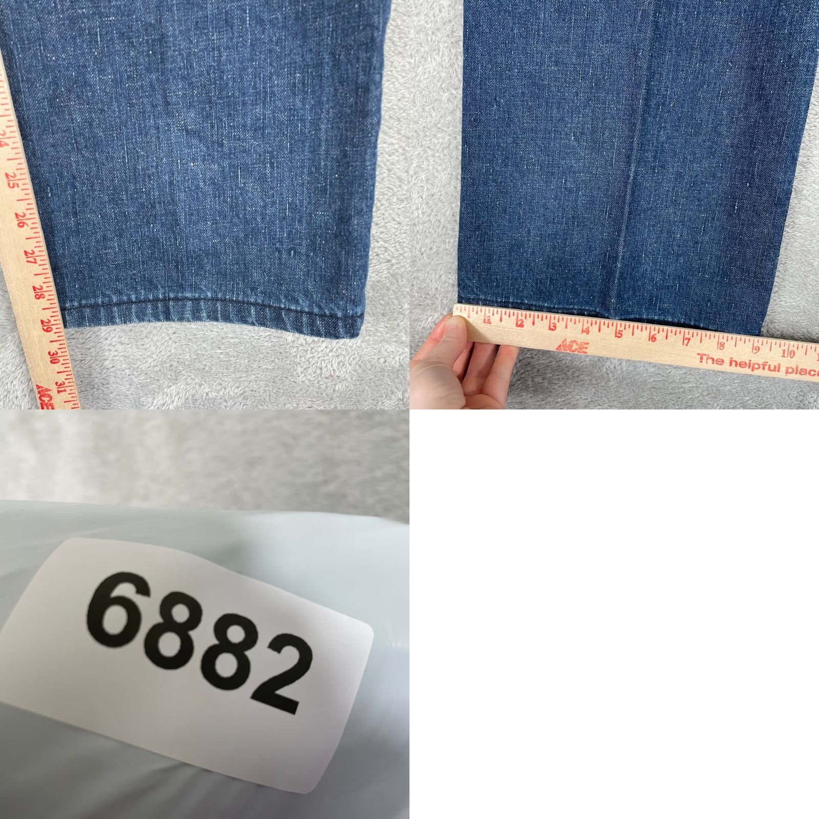 7 For All Mankind 7 For All Mankind Jeans Mens 34x29 Blue Straight Leg Denim Button Fly Y2K Size US 34 / EU 50 - 9 Thumbnail