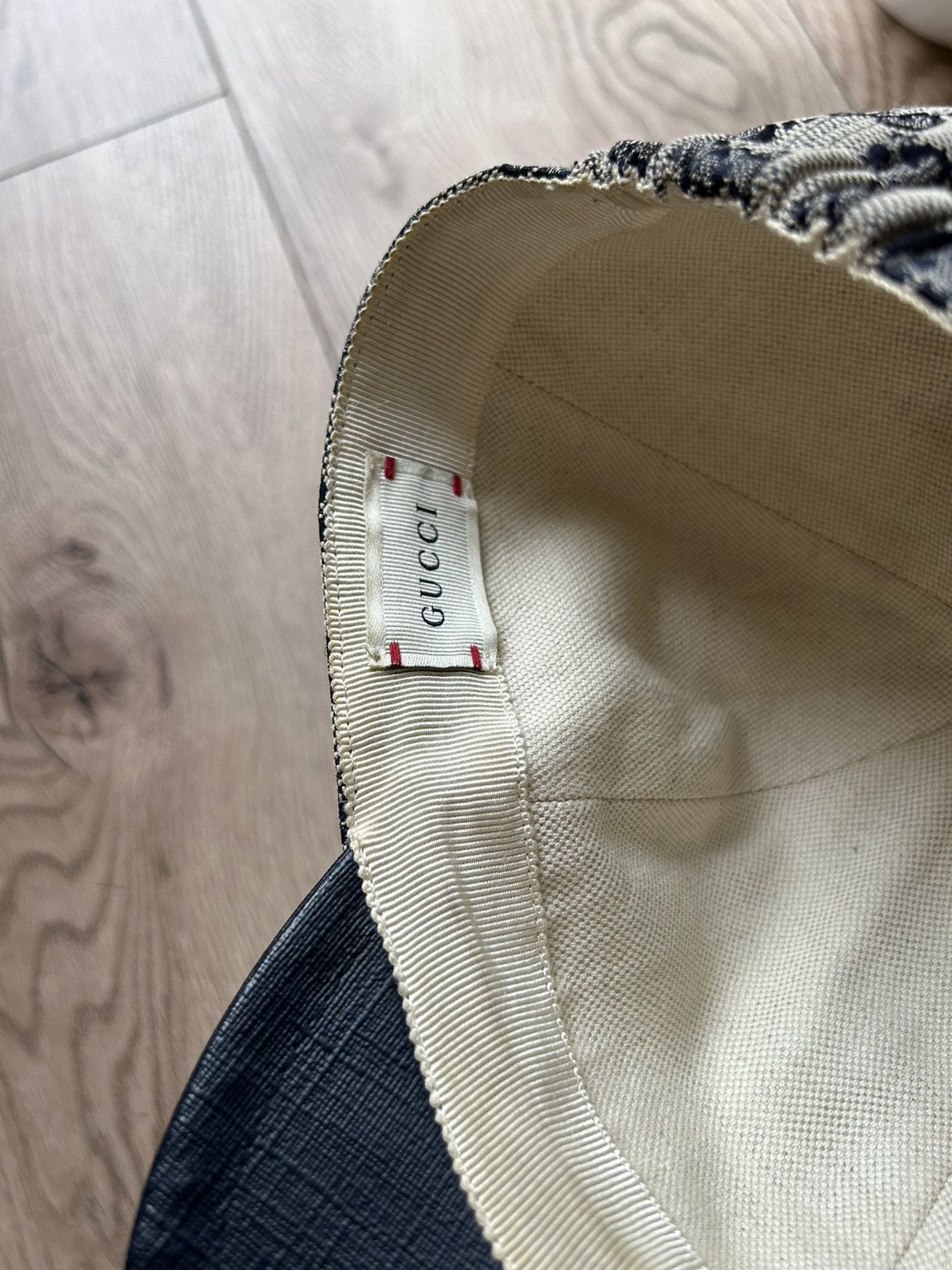 Gucci × Vintage Gucci Monogram Cap Size ONE SIZE - 6 Thumbnail
