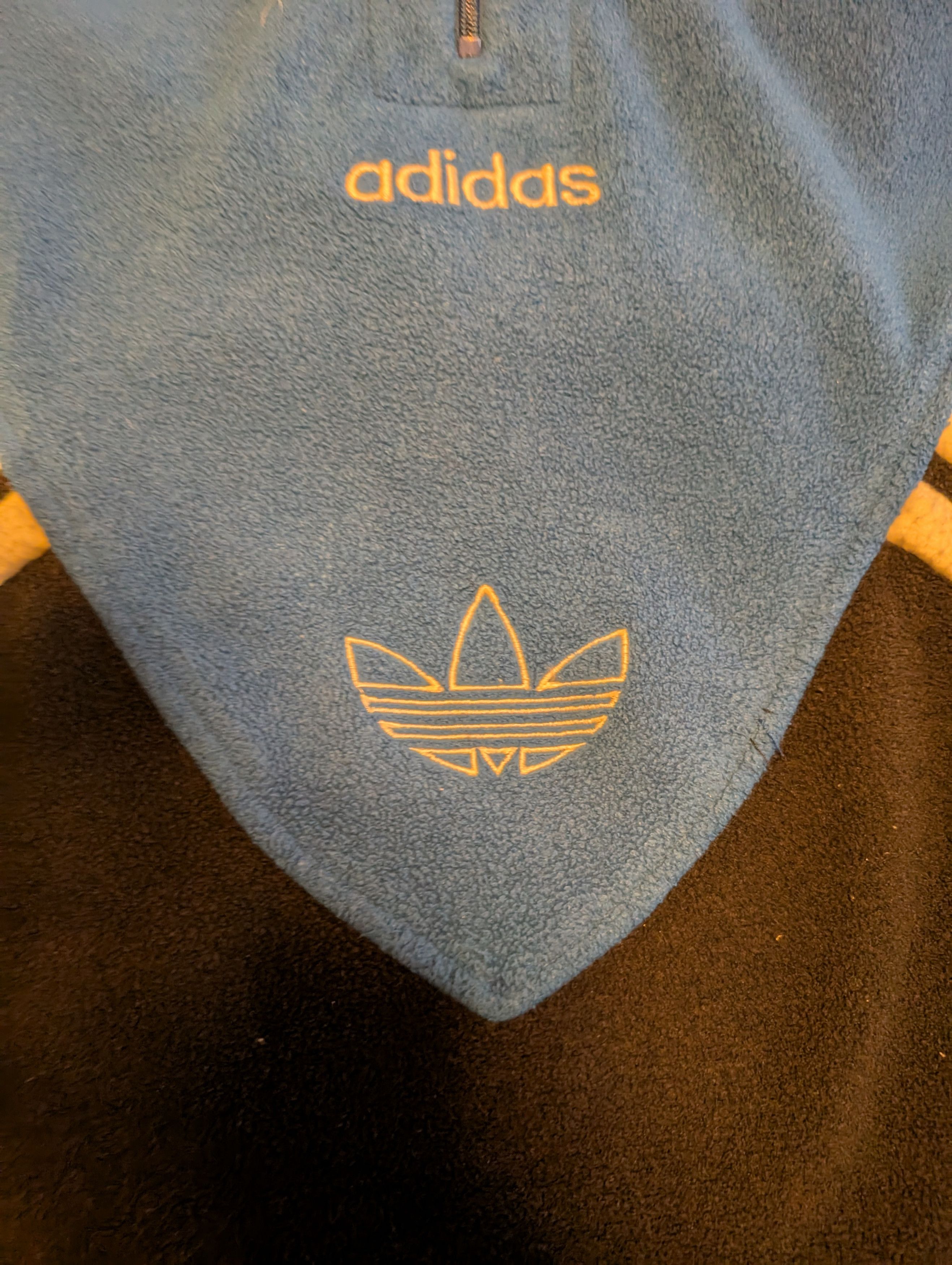 Adidas Vintage adidas D7 F186 90s Trefoil Half Zip Fleece Size US L / EU 52-54 / 3 - 2 Thumbnail