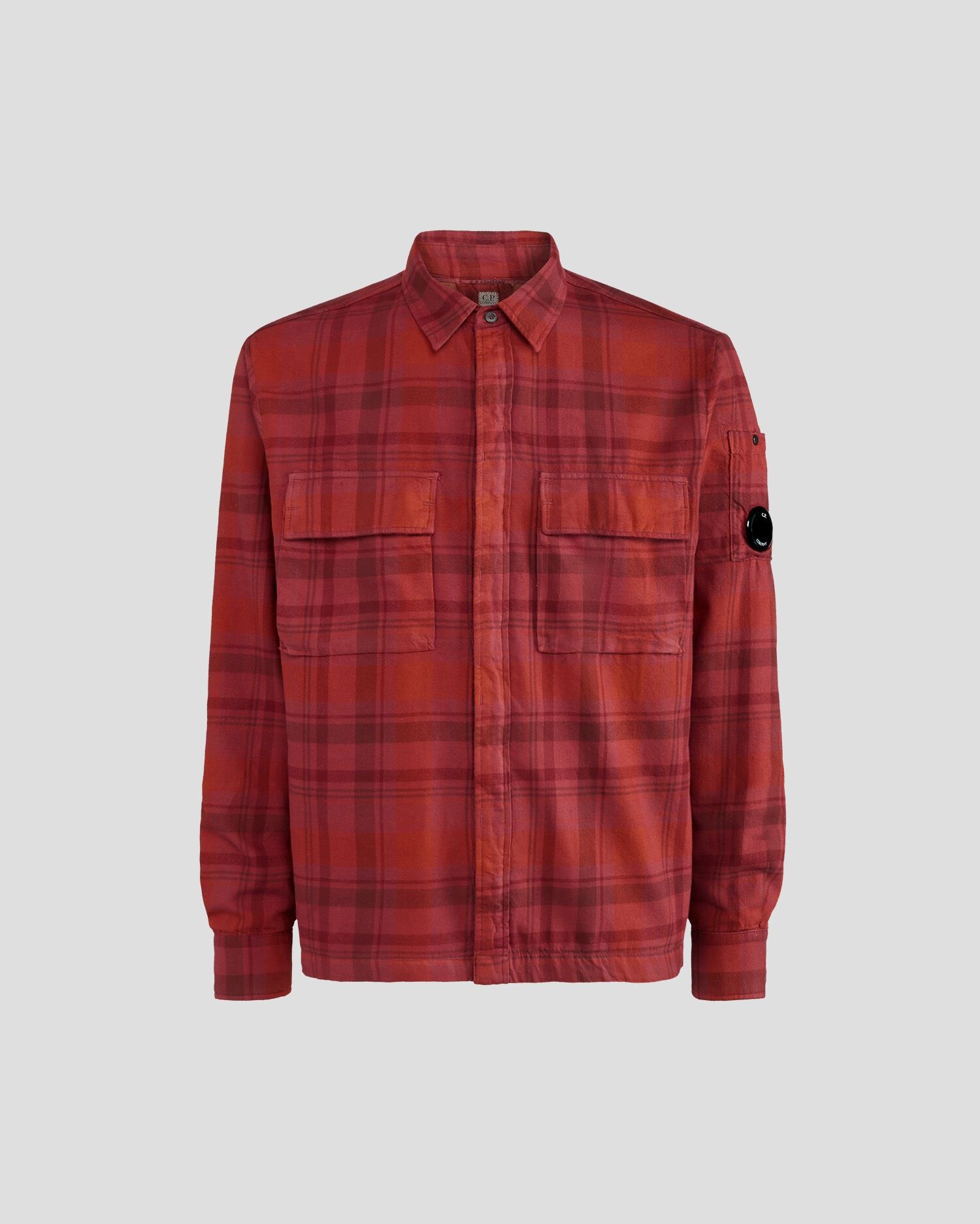 C.P. Company o1y1224 Checked Shirt in Red Size US XXL / EU 58 / 5 - 1 Thumbnail