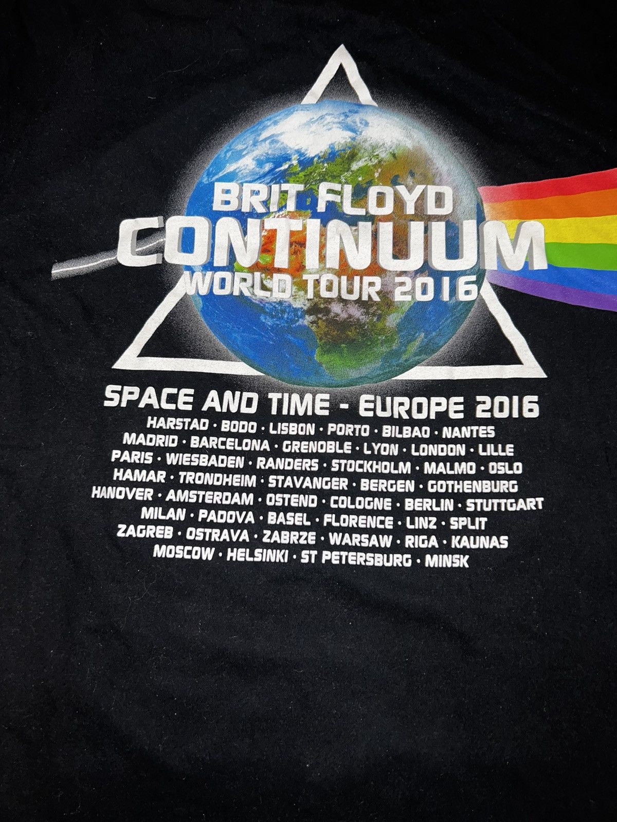 Band Tees × Pink Floyd × Vintage Vintage 1994 Pink Floyd European Tour T-Shirt Size US XL / EU 56 / 4 - 7 Thumbnail