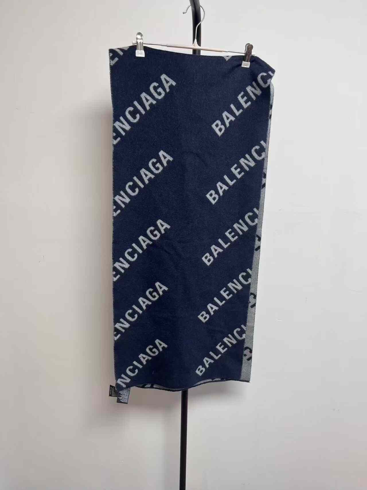 Balenciaga Balenciaga Allover Logo Scarf Size ONE SIZE - 1 Thumbnail